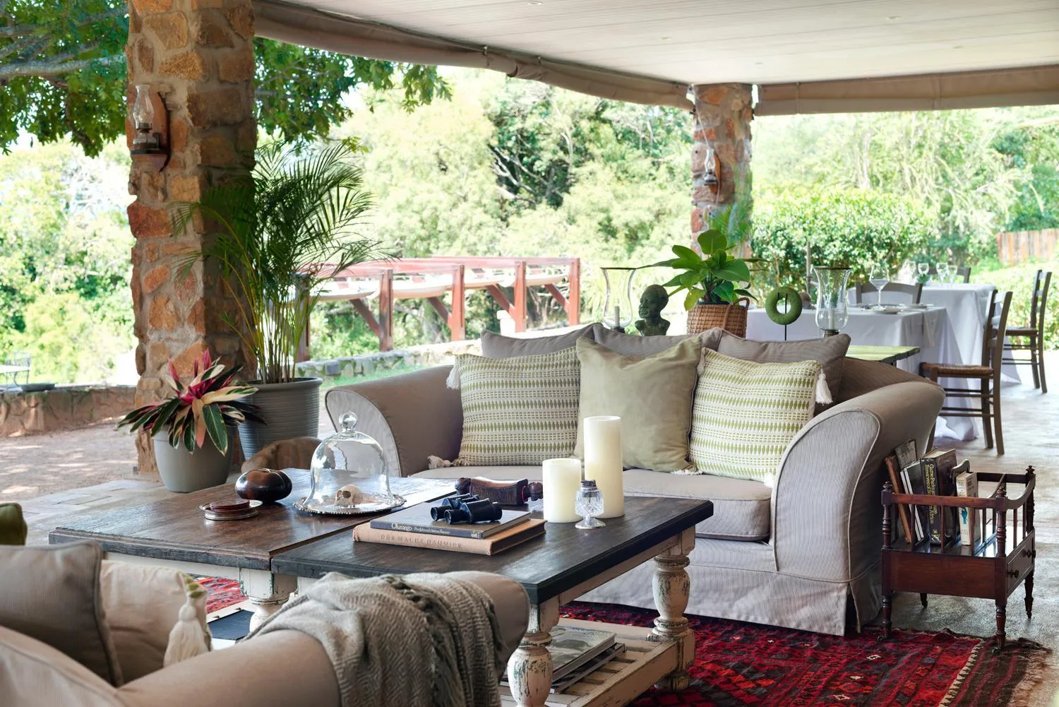 Patio in Tomjachu Bush Retreat