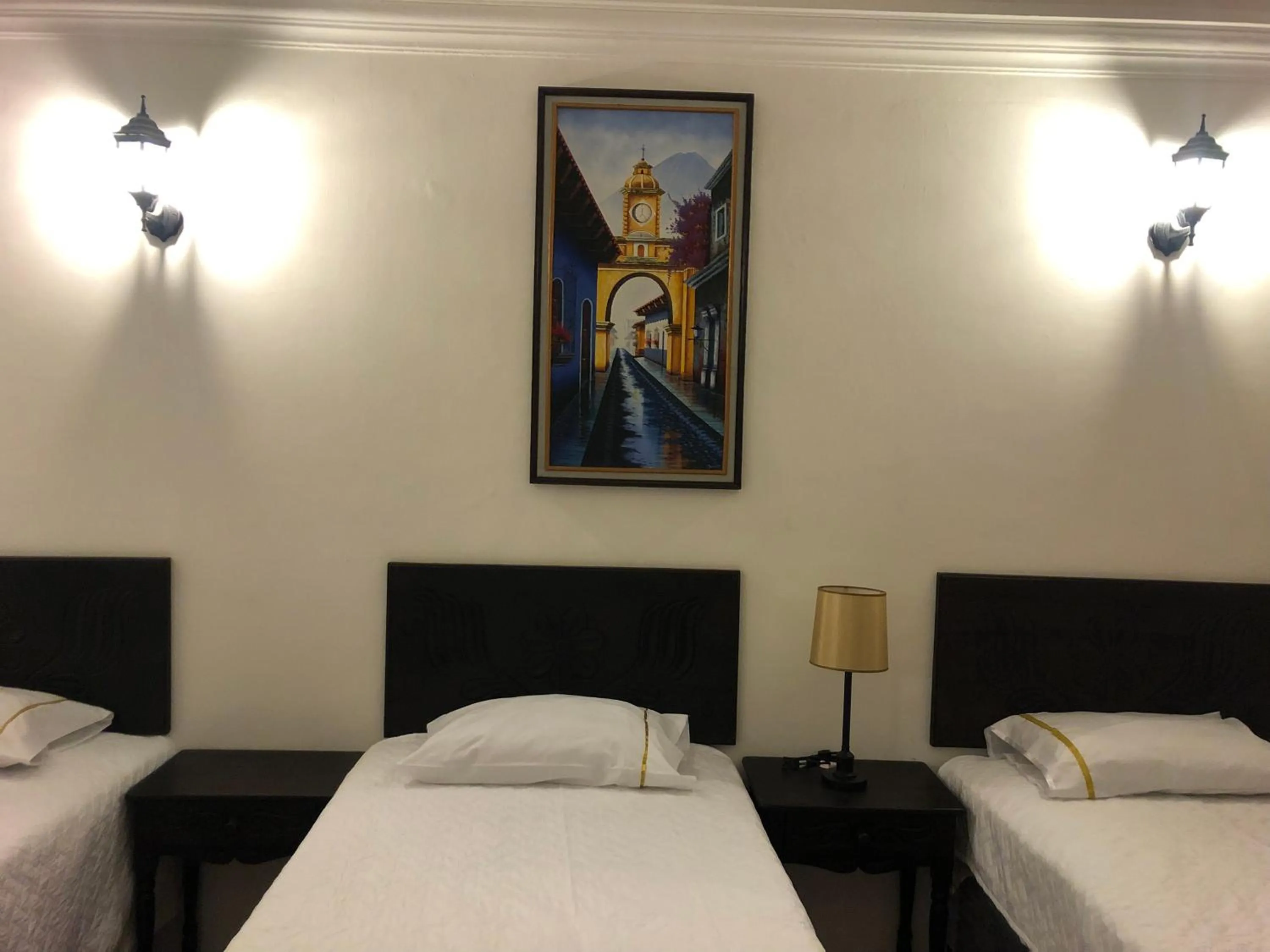 Bed in Hotel Mansion Del Rey