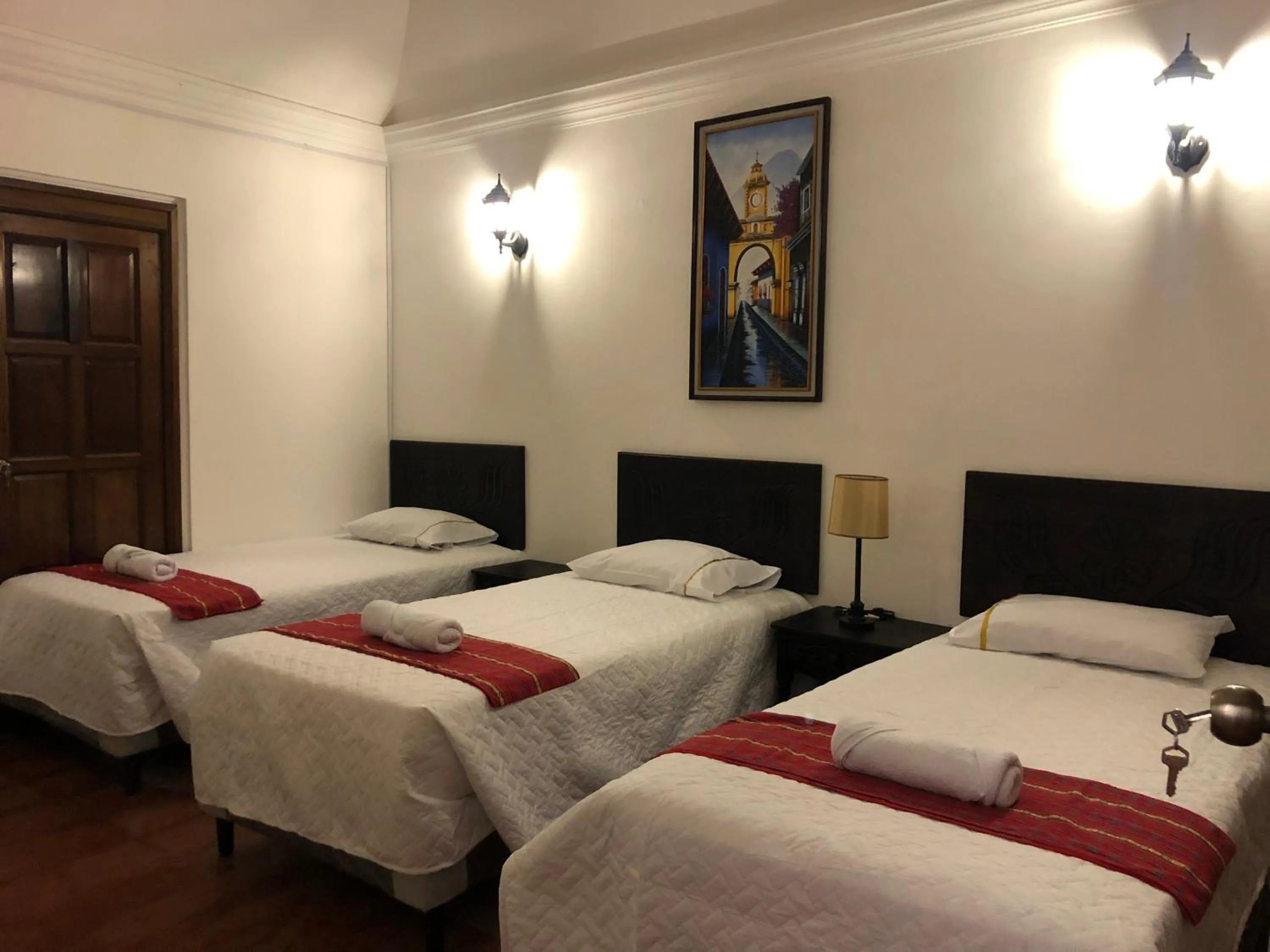 Bed in Hotel Mansion Del Rey