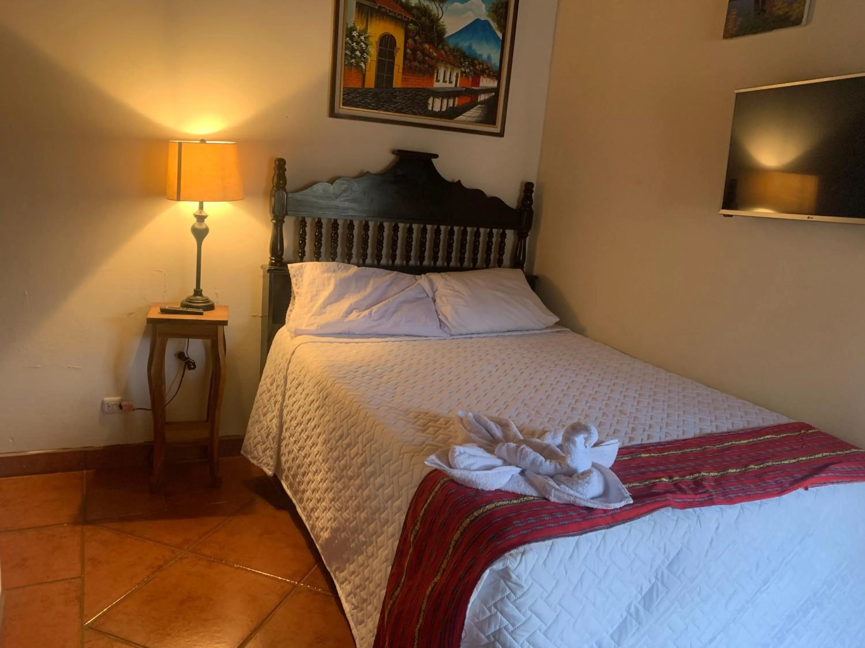 Bed in Hotel Mansion Del Rey