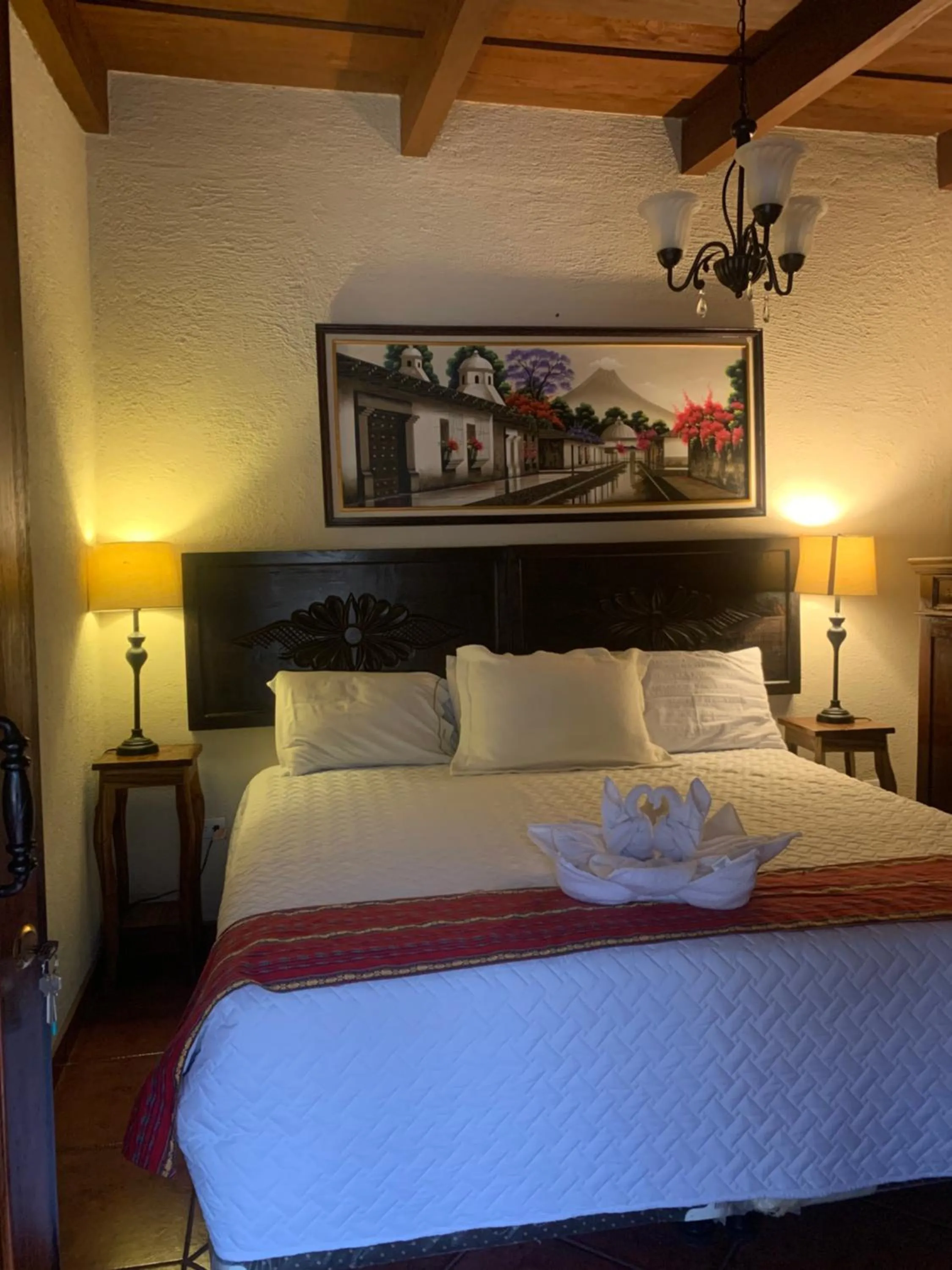 Bed in Hotel Mansion Del Rey