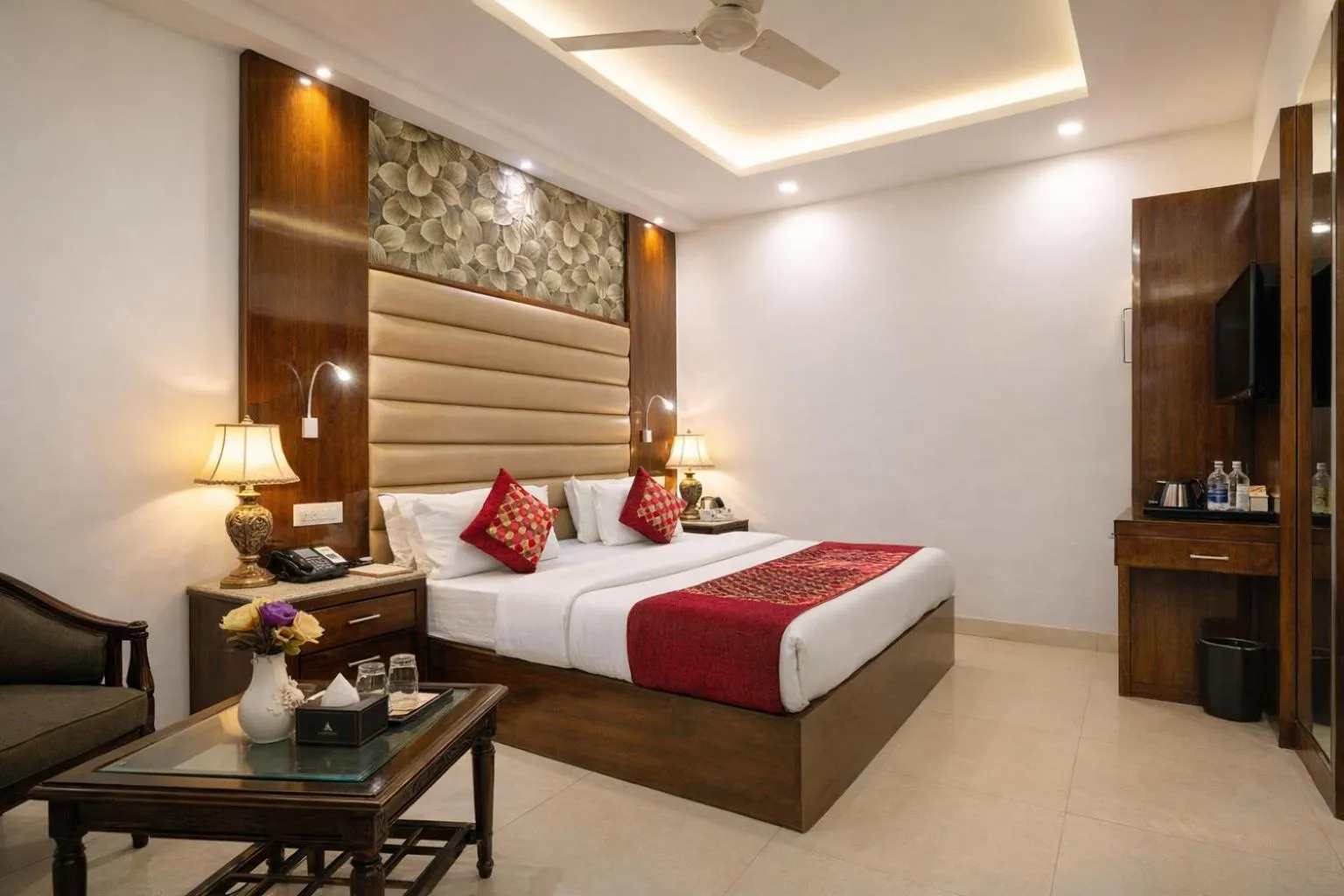 View (from property/room), Bed in The Yuvraj By LIVIQ