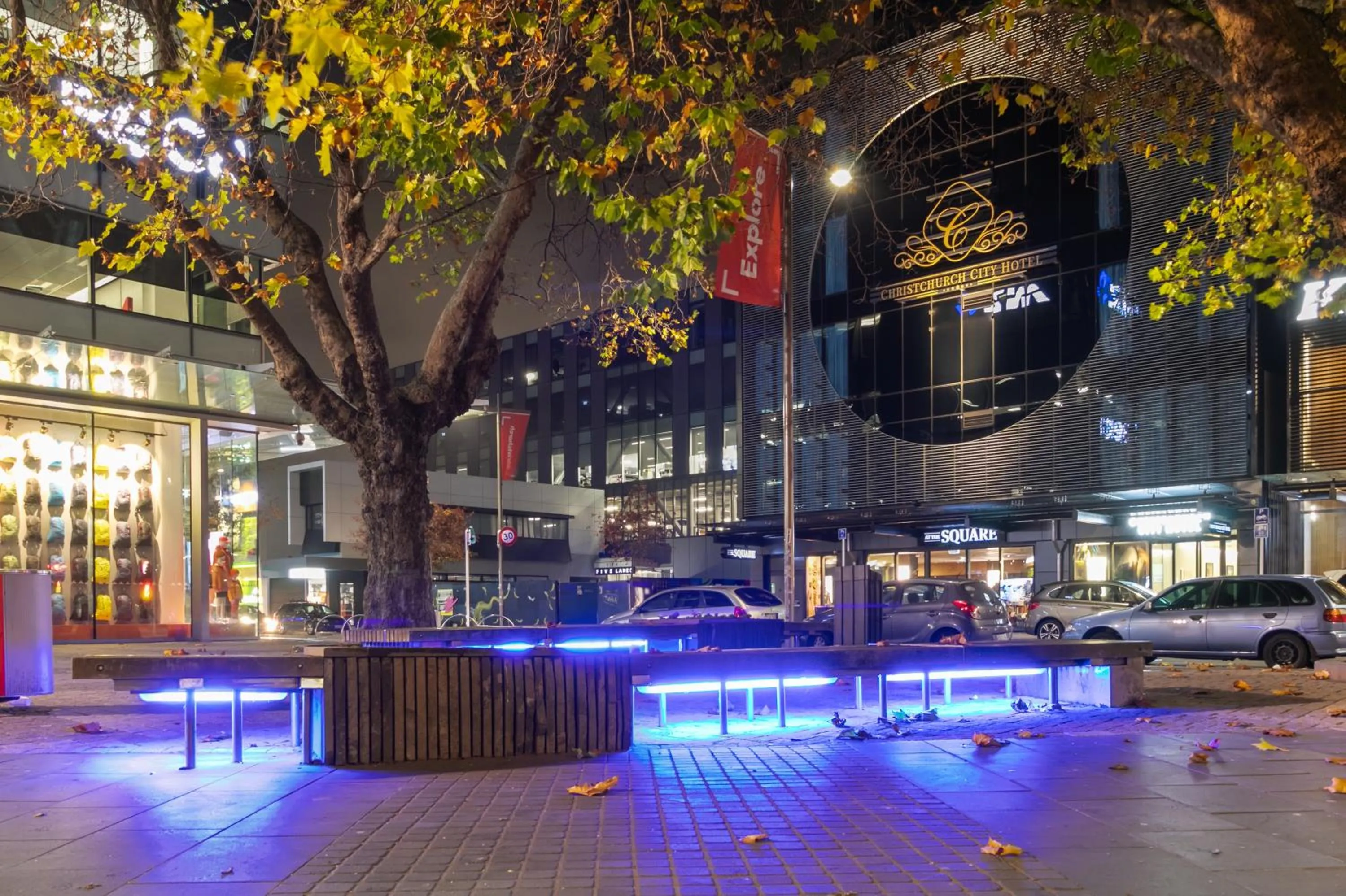 Property building in Christchurch City Hotel