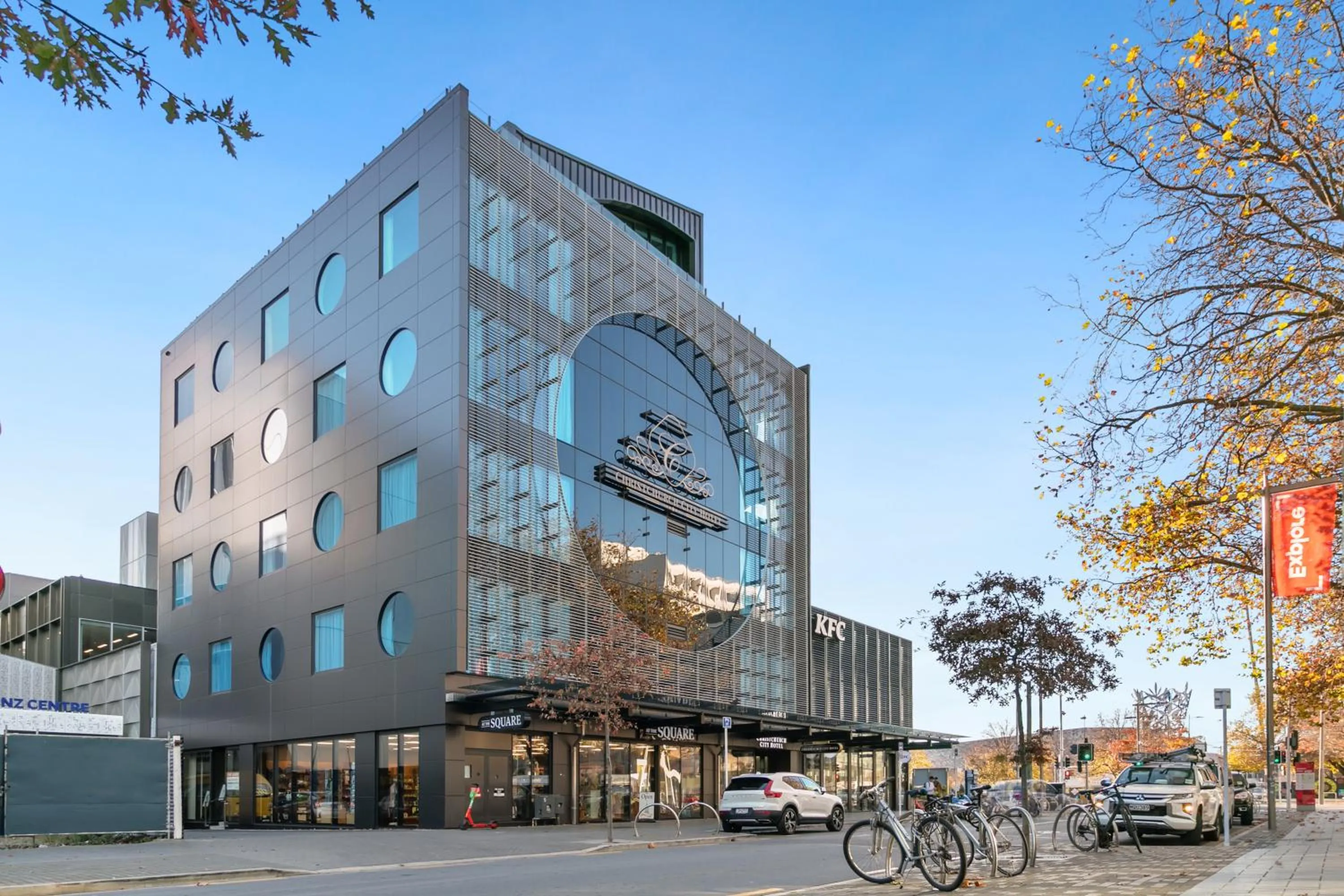 Property building in Christchurch City Hotel