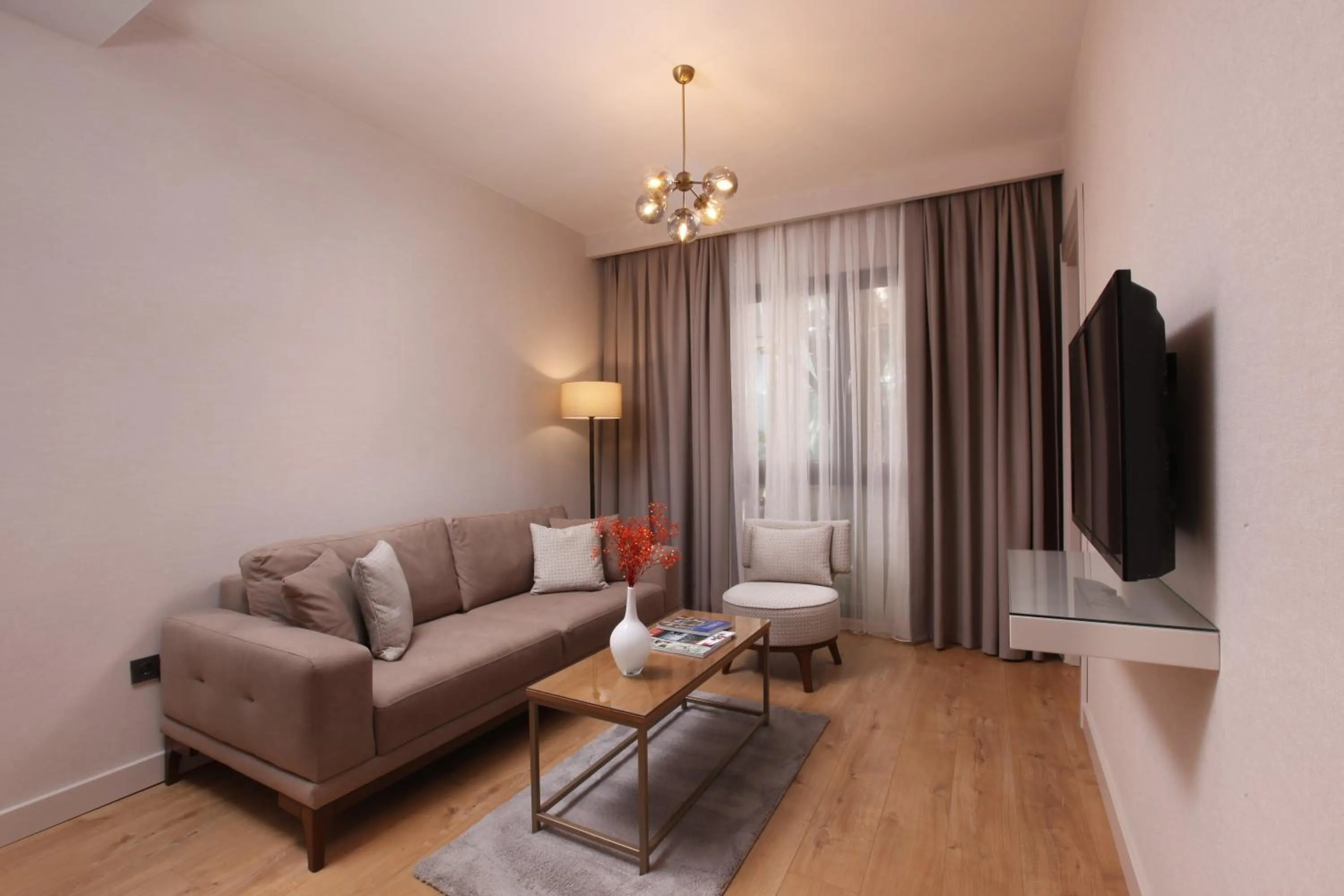 Living room in The Pearl Suites