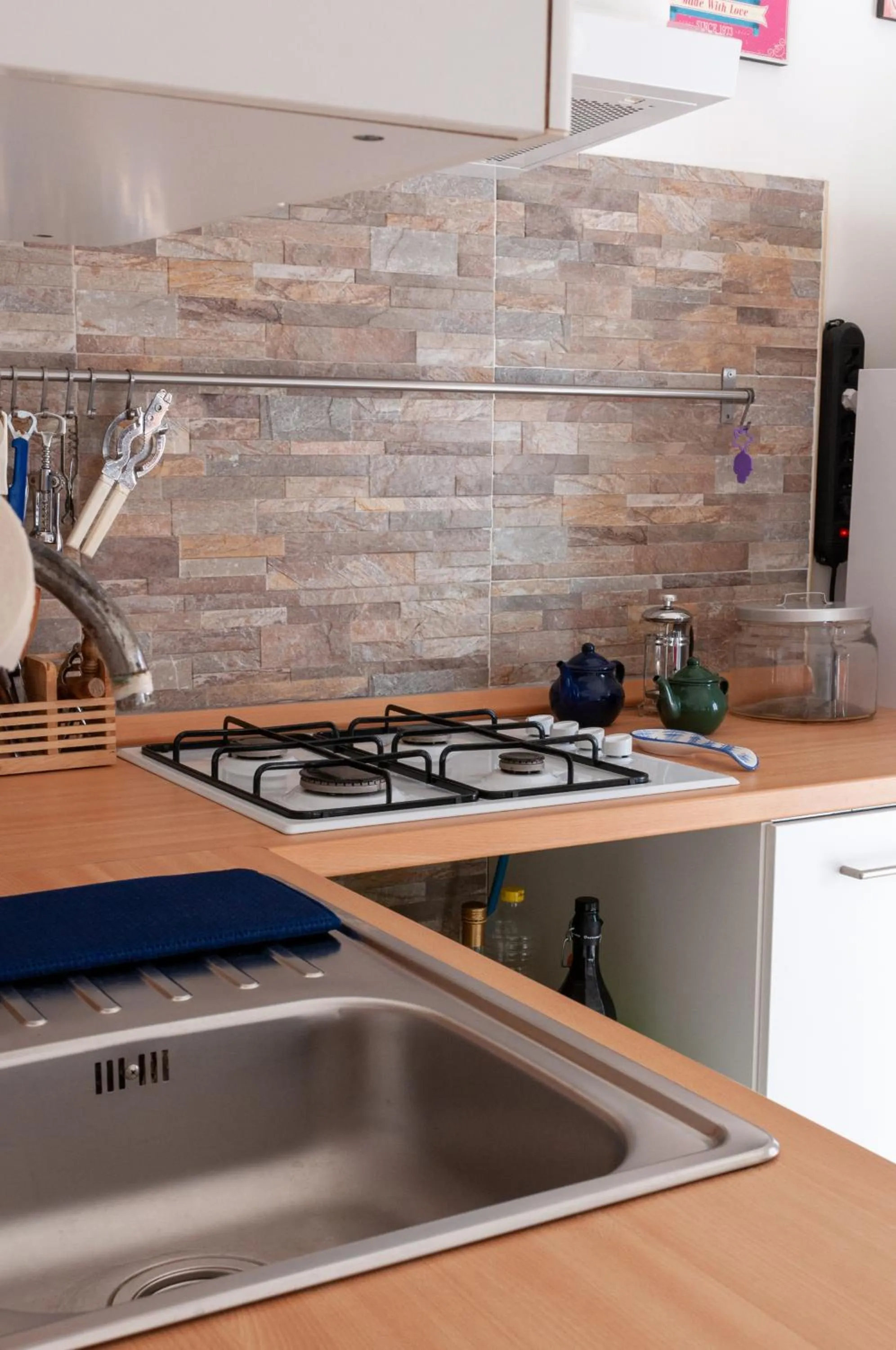 Kitchen or kitchenette in Il Nido della Quaglia b&b - Jaba mia House LT