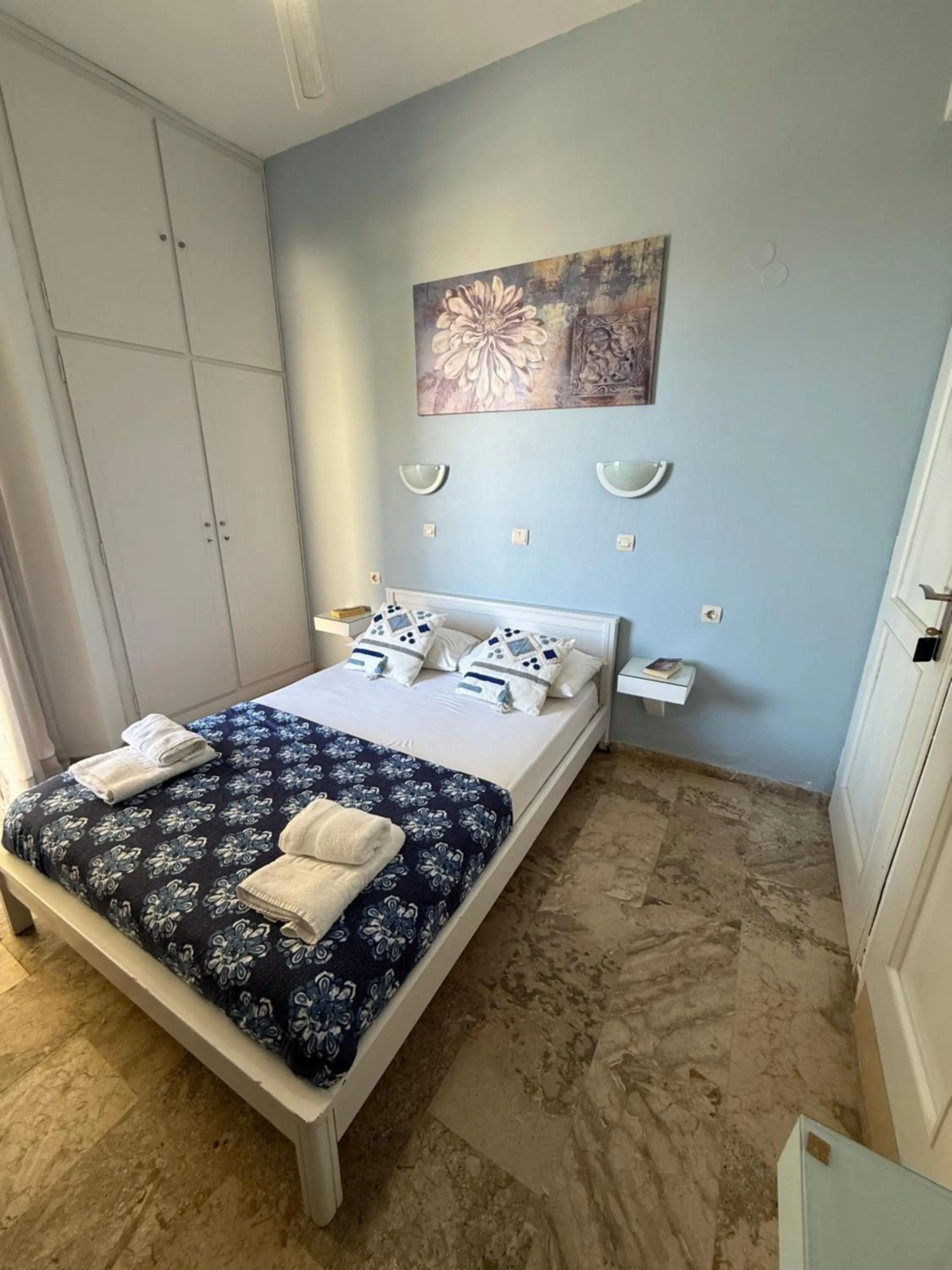 Bed in Andy’s apartments