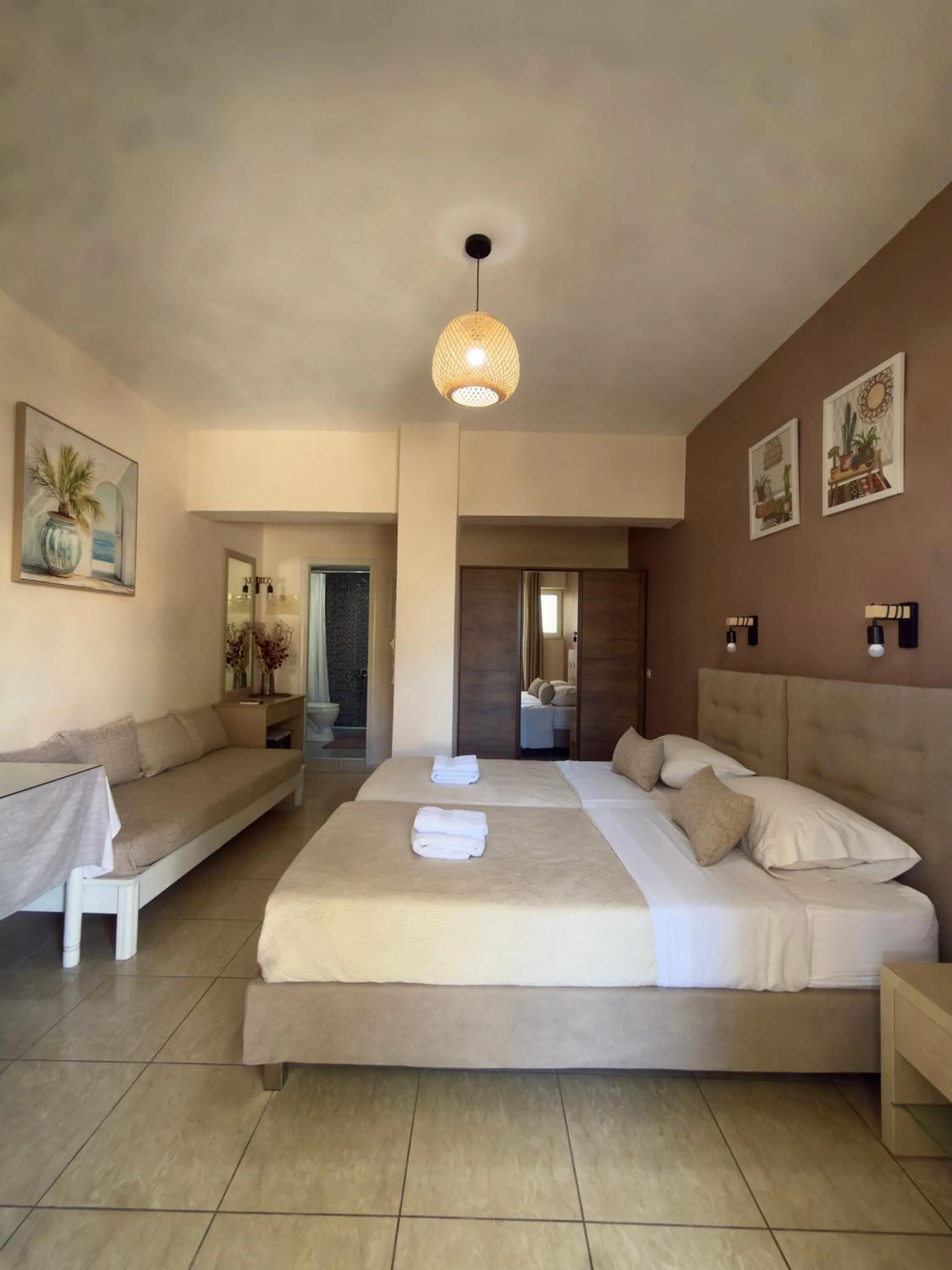 Bed in Andy’s apartments