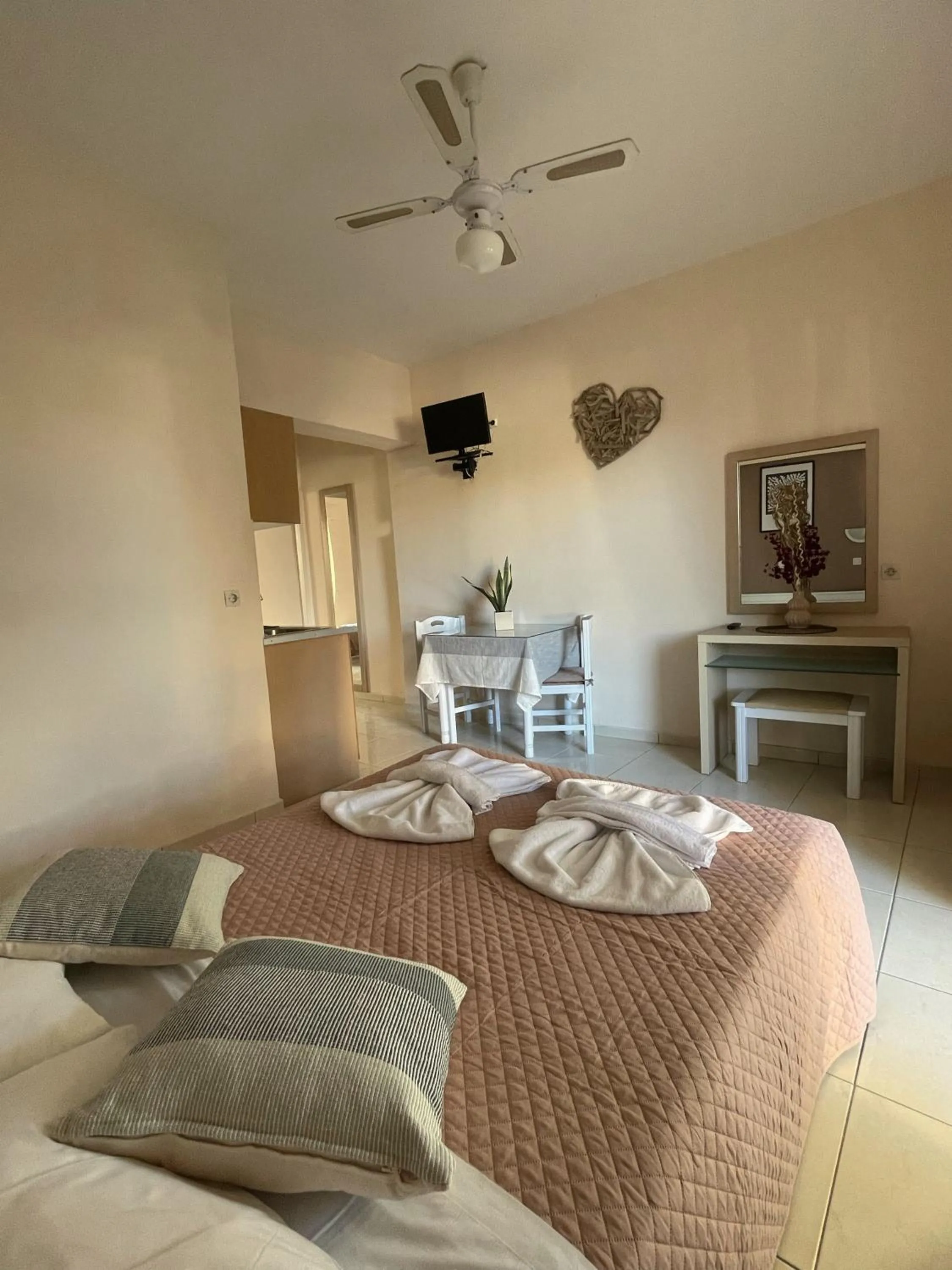 Bed in Andy’s apartments