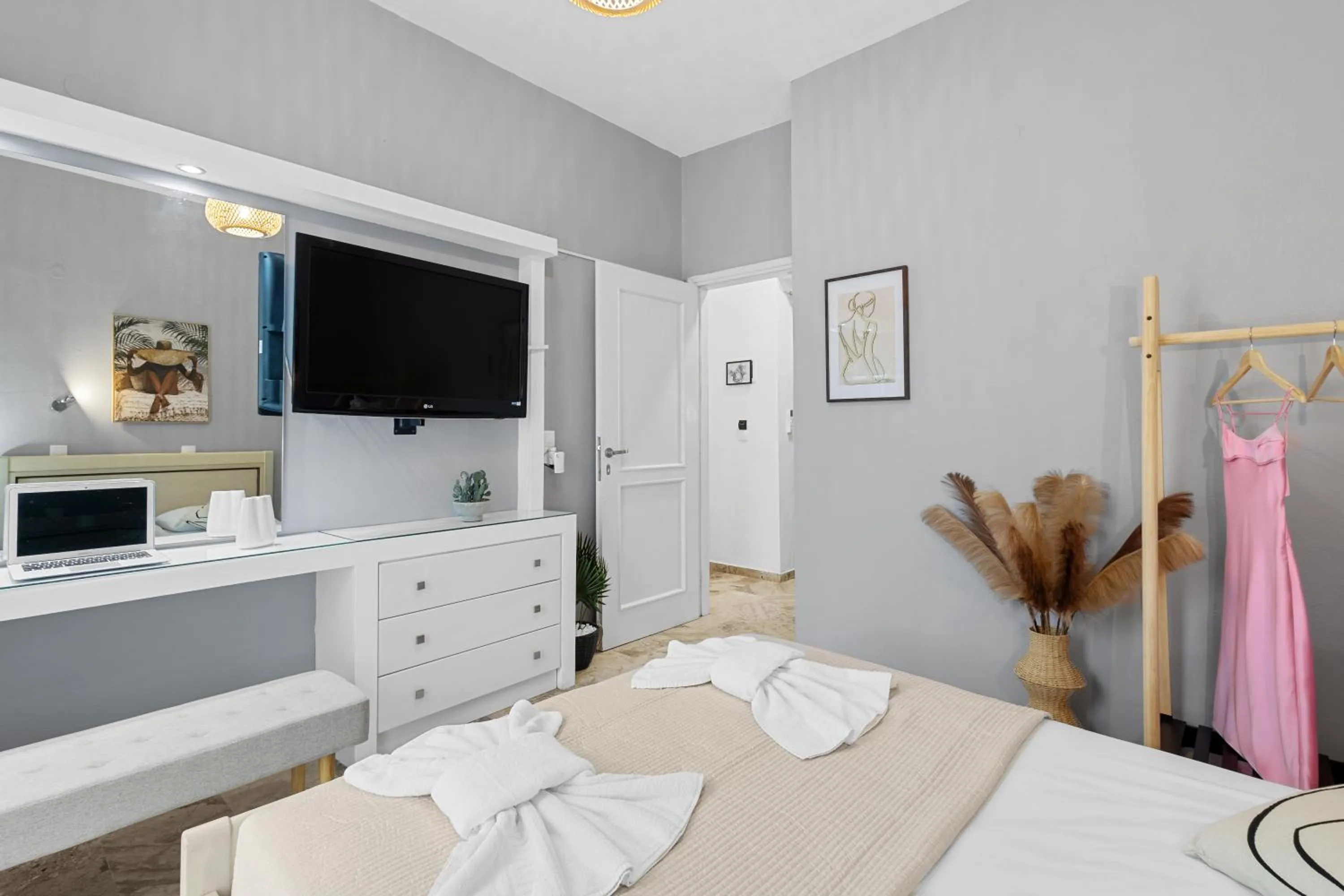 Bed in Andy’s apartments