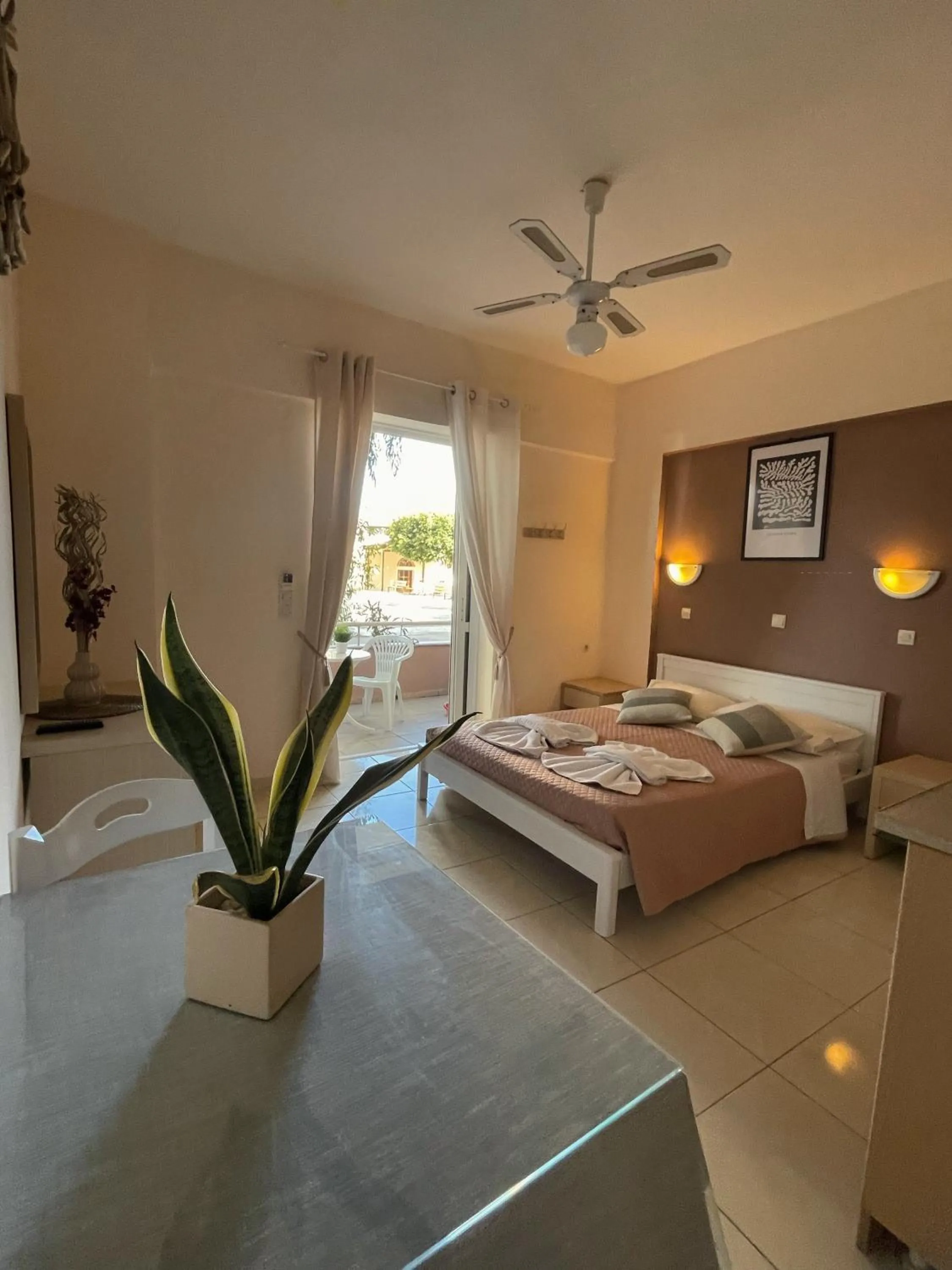 Bed in Andy’s apartments