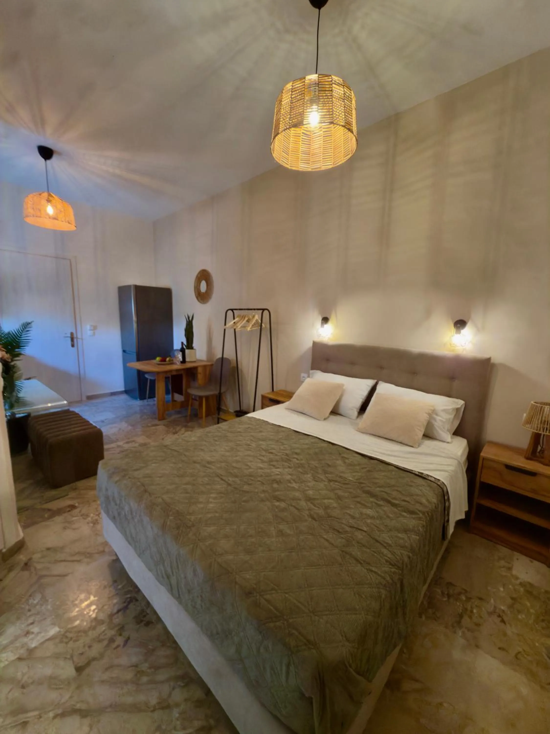 Bed in Andy’s apartments