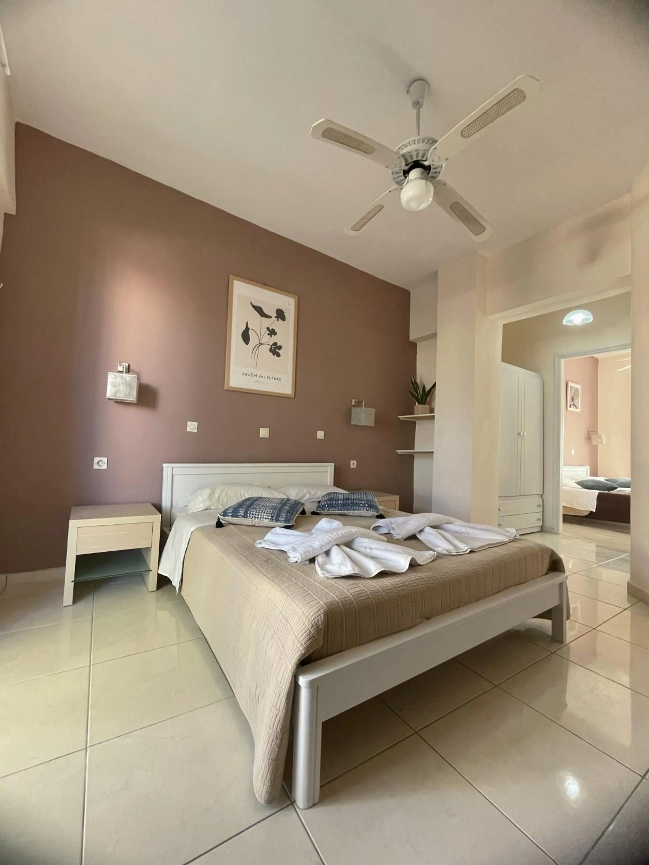Bed in Andy’s apartments