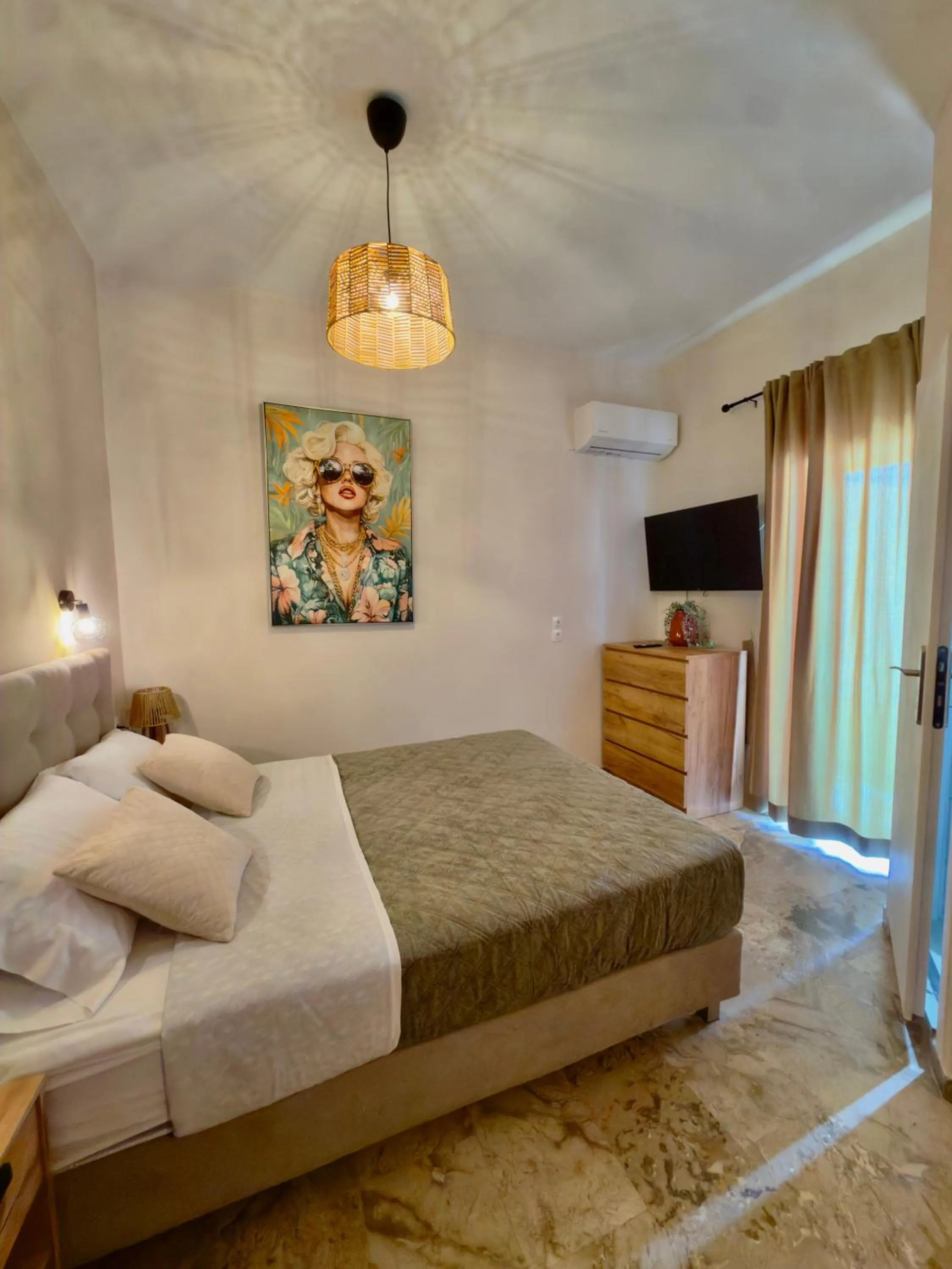 Bed in Andy’s apartments