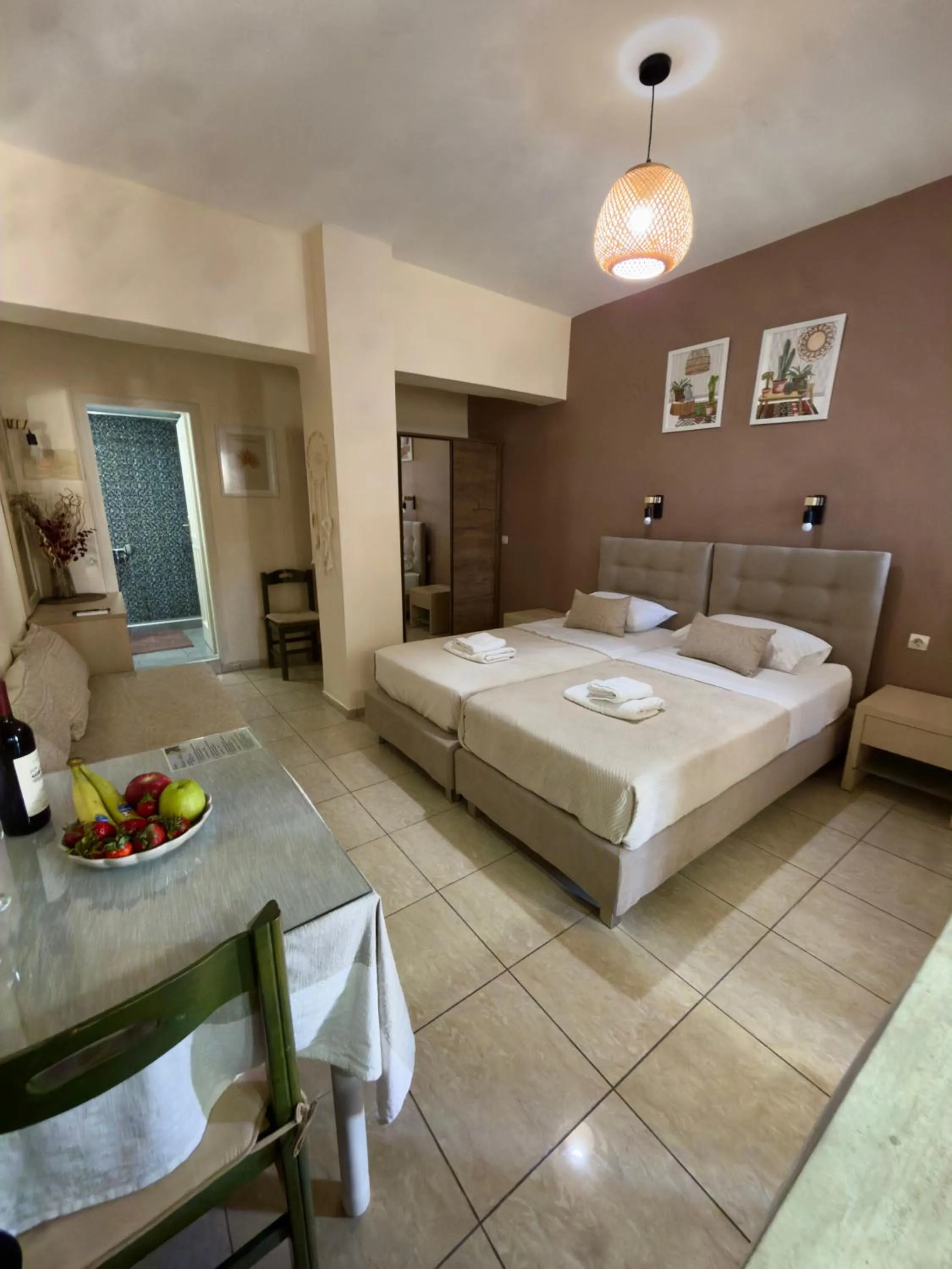 Bed in Andy’s apartments