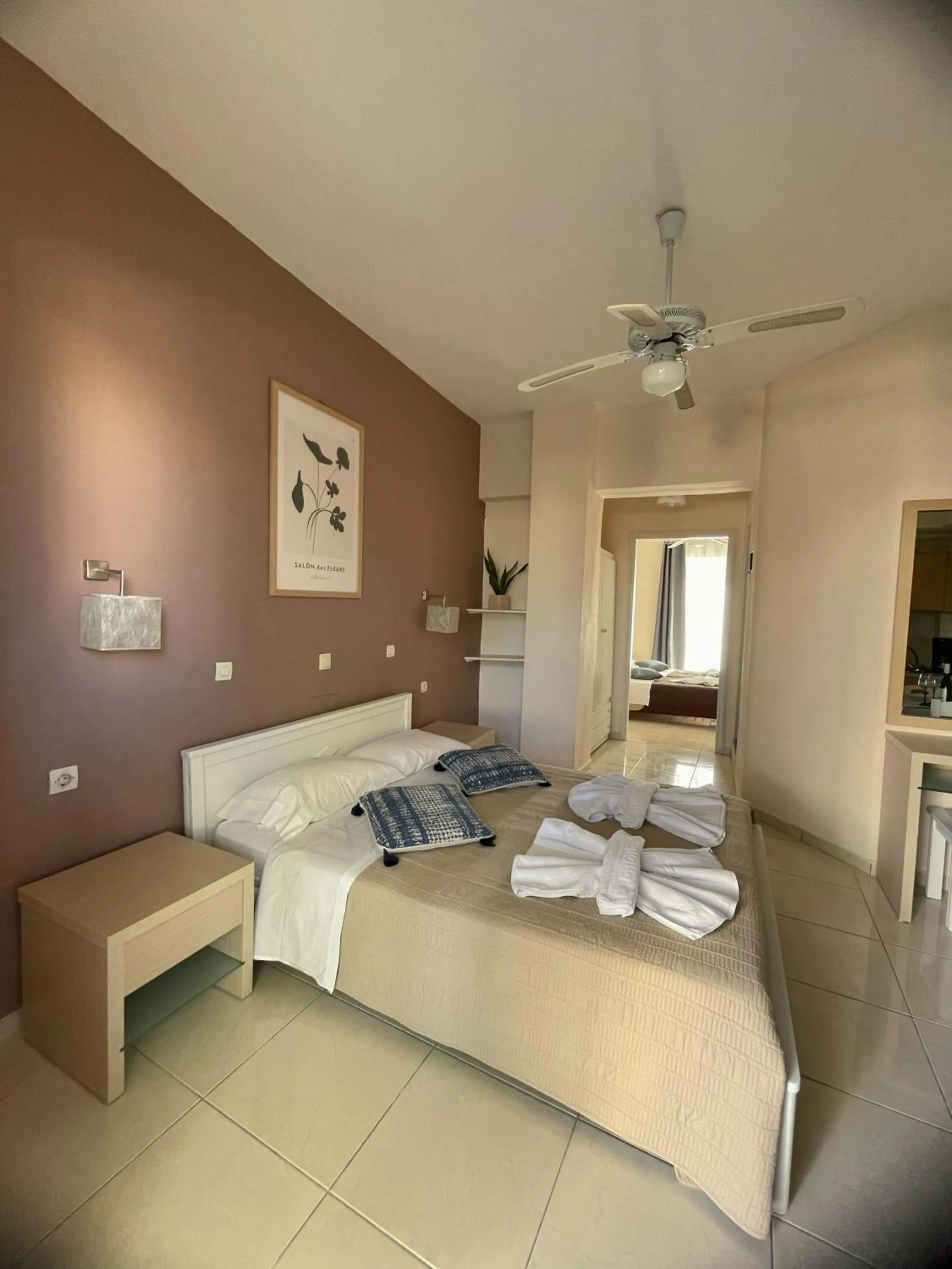 Bed in Andy’s apartments
