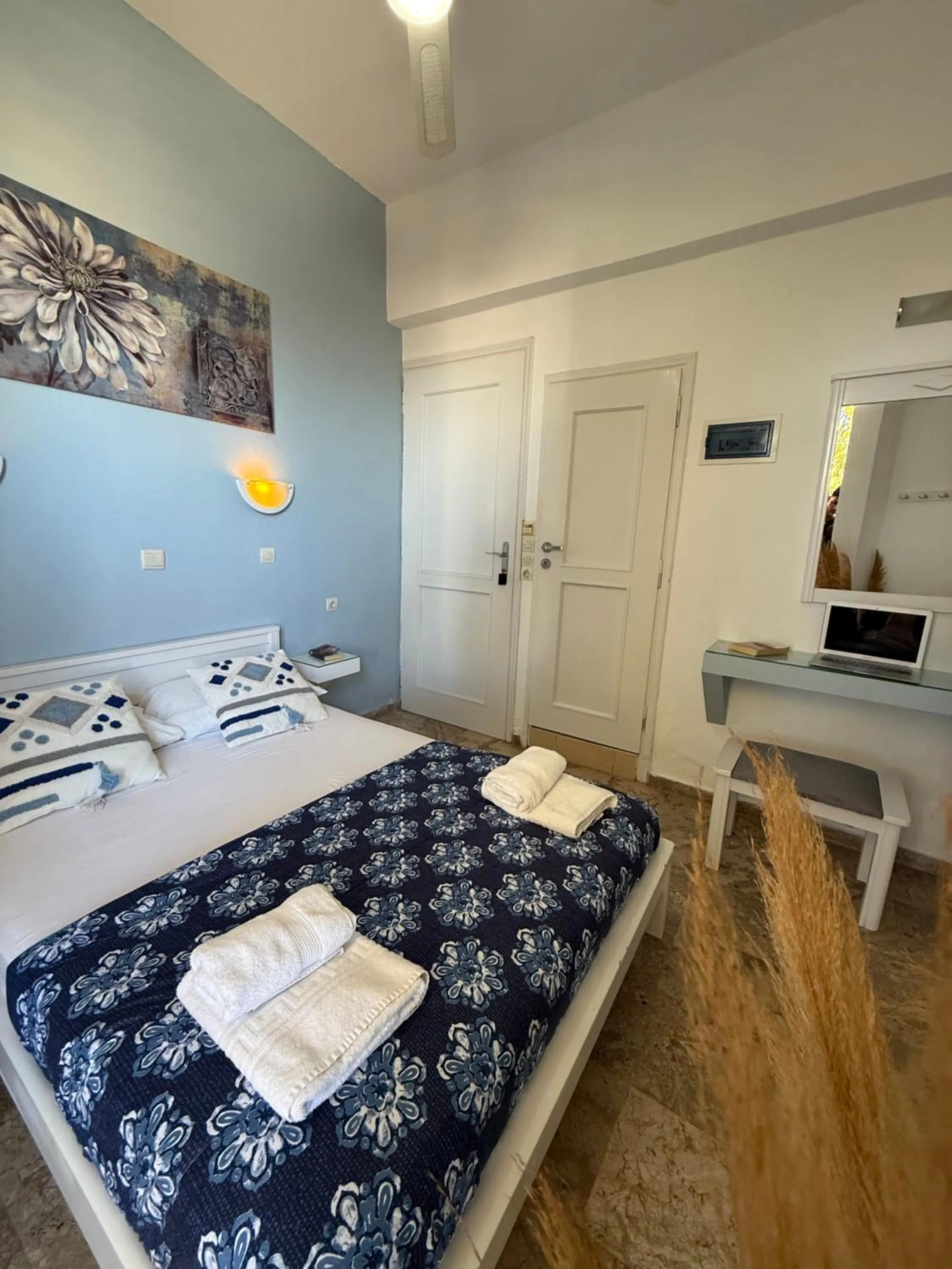 Bed in Andy’s apartments