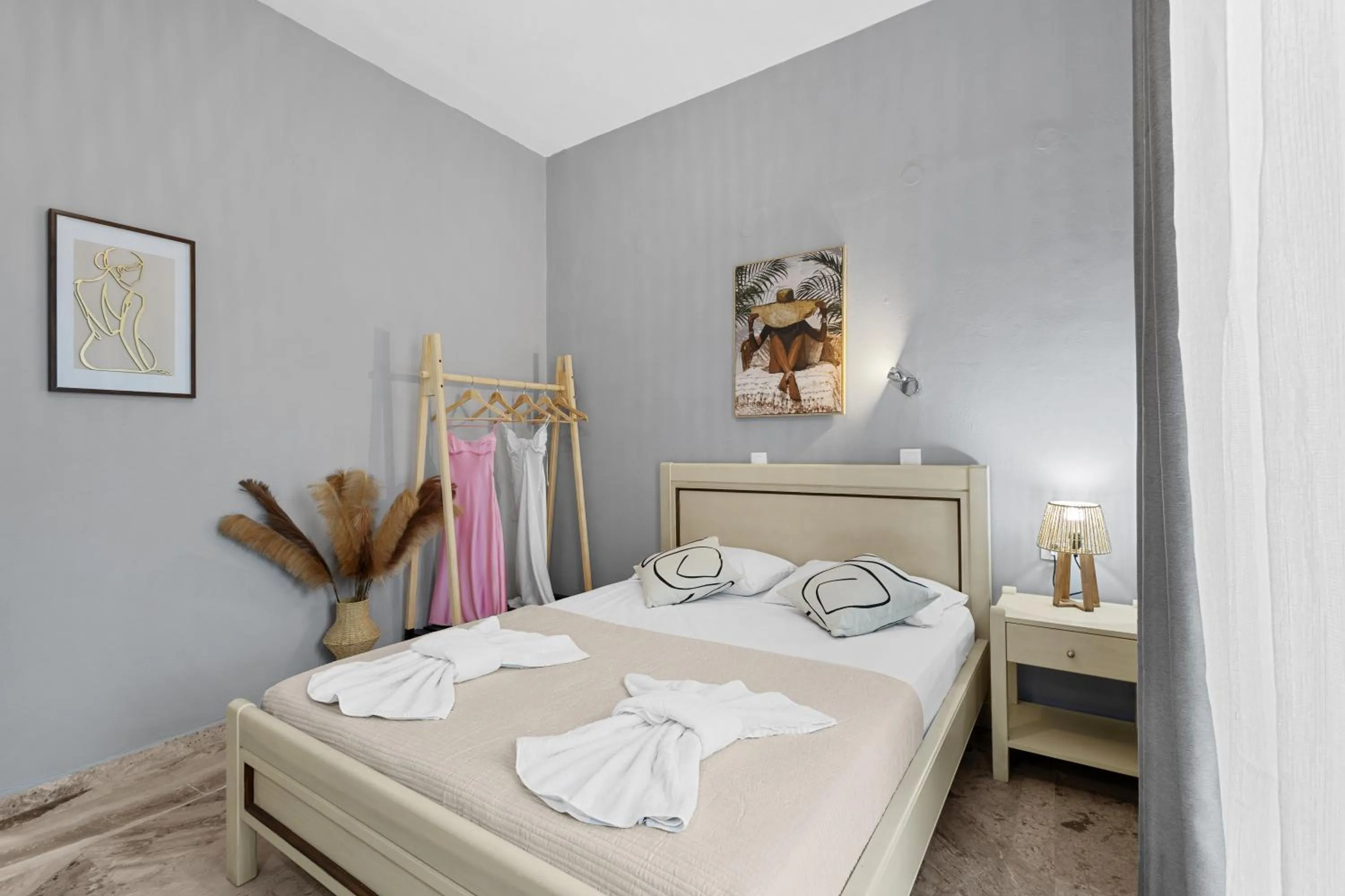 Bed in Andy’s apartments