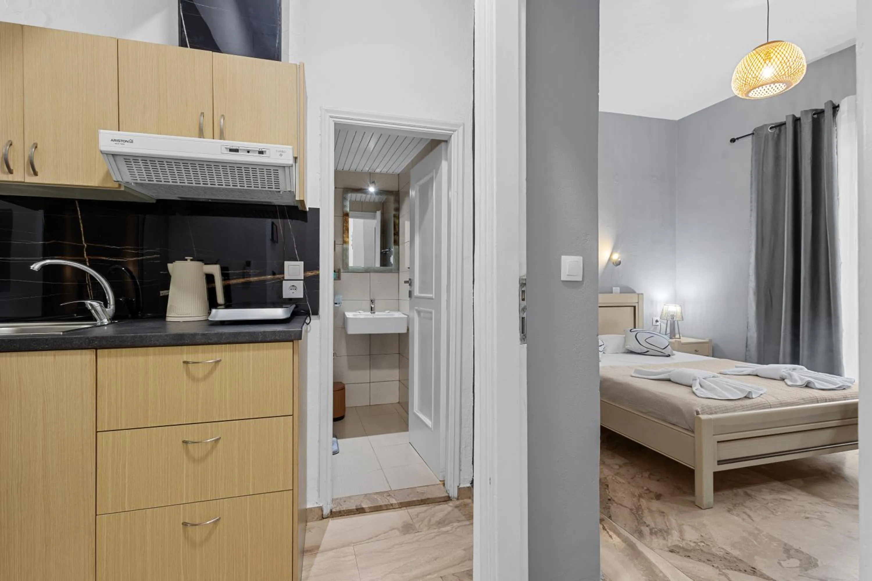 Bed in Andy’s apartments