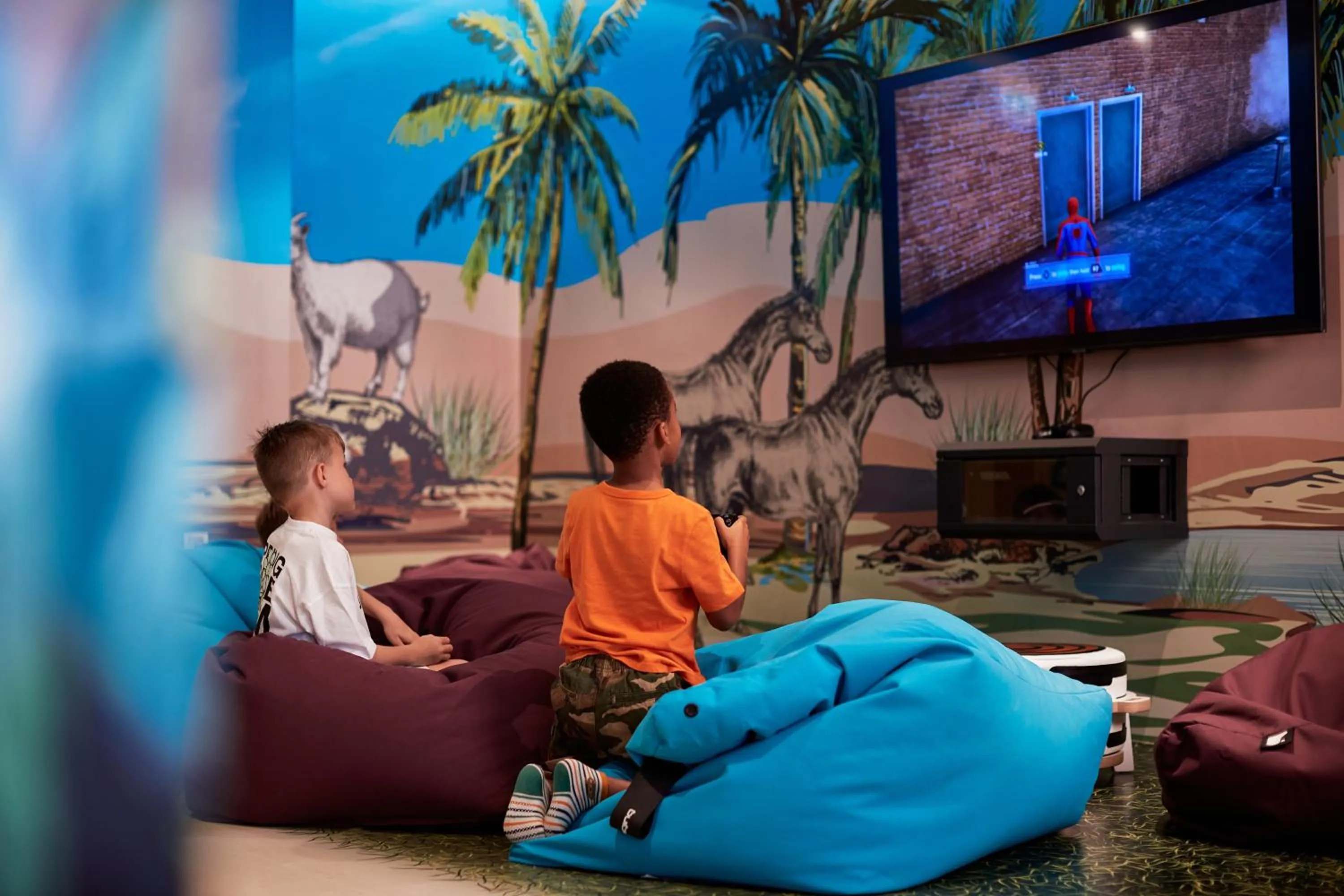 children in Centara Mirage Beach Resort Dubai