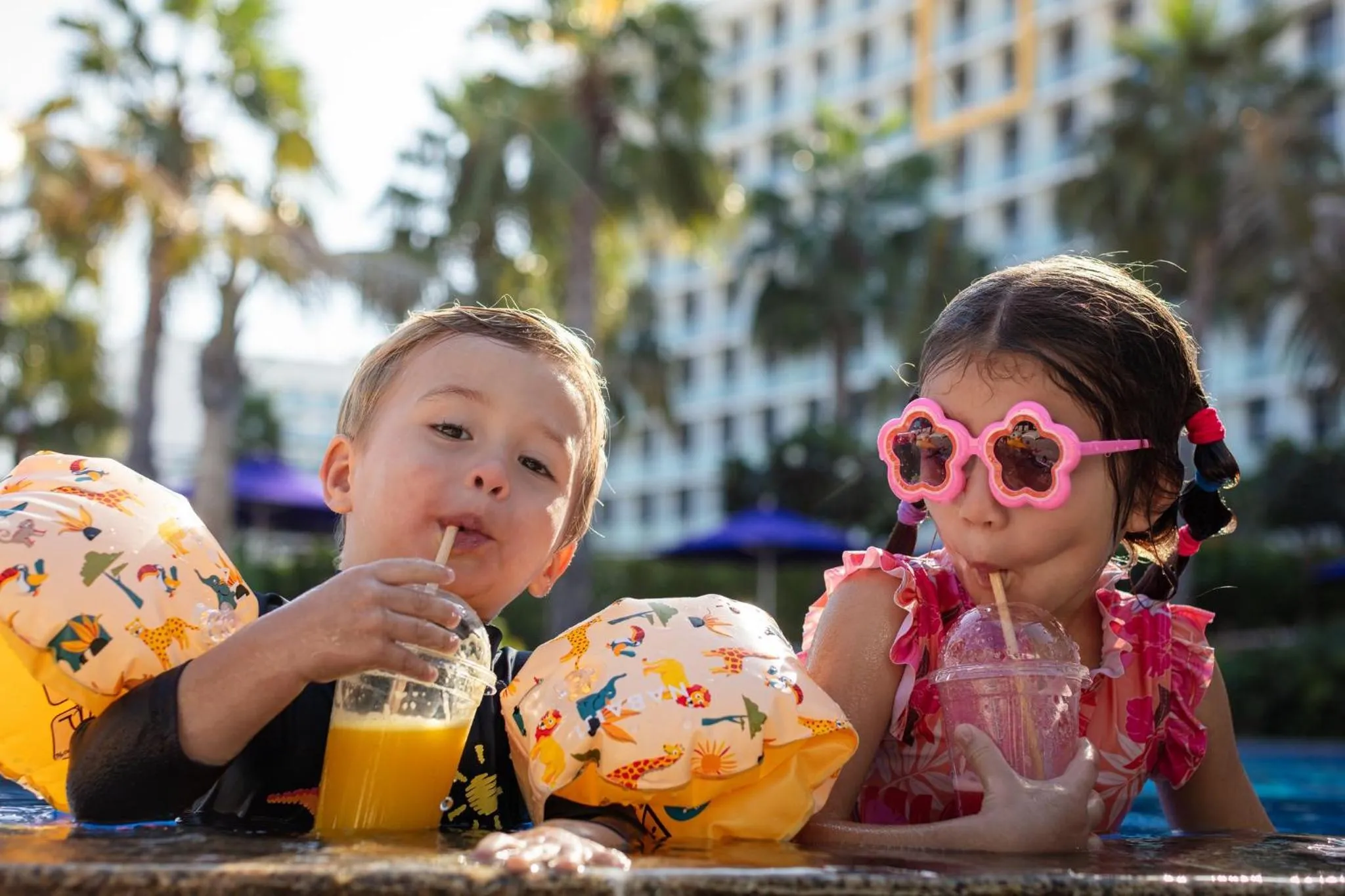 Swimming pool in Centara Mirage Beach Resort Dubai