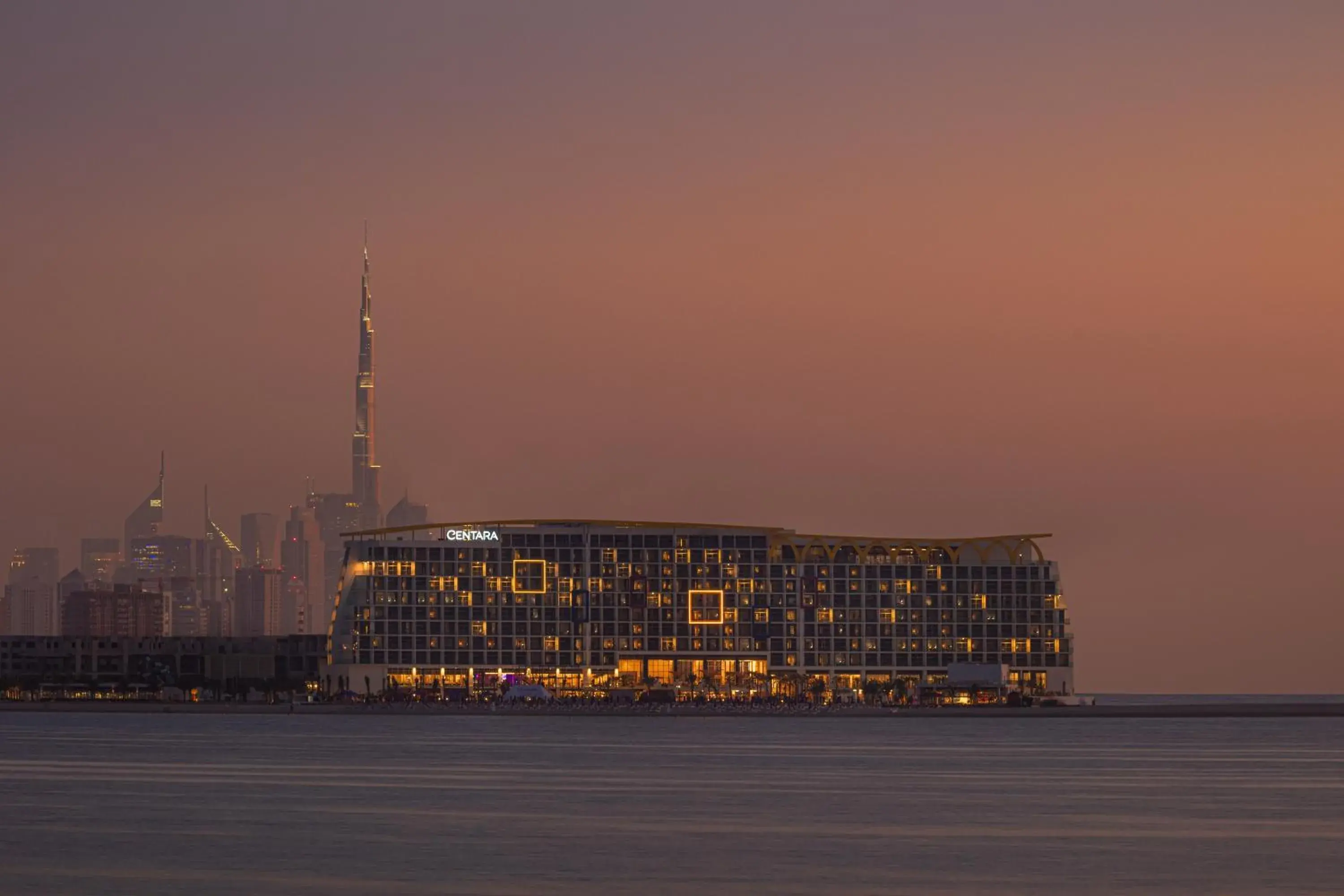 Sea view in Centara Mirage Beach Resort Dubai Sea view in Centara Mirage Beach Resort Dubai