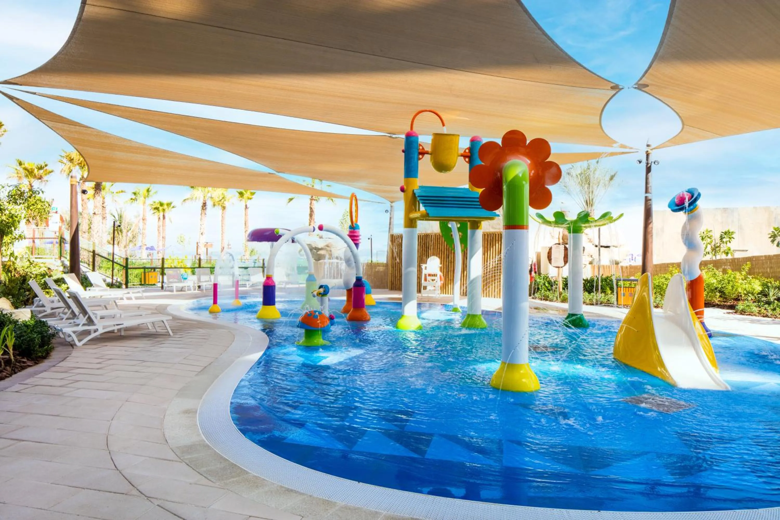 Children play ground in Centara Mirage Beach Resort Dubai