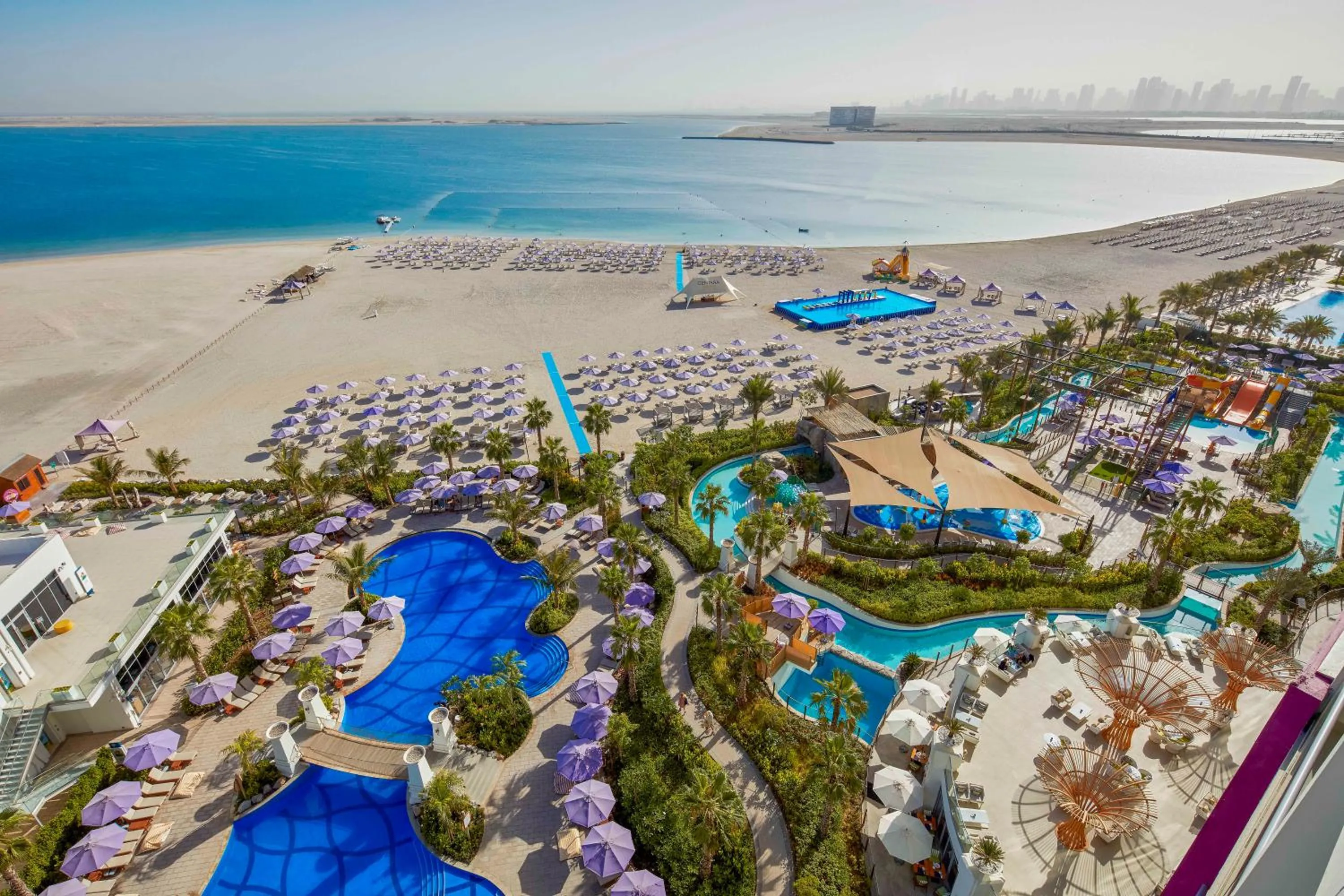 Bird's eye view in Centara Mirage Beach Resort Dubai