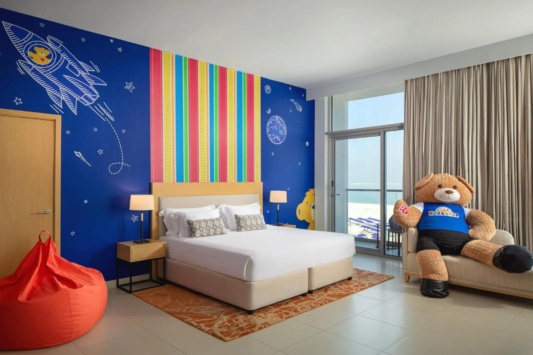 Bedroom, Bed in Centara Mirage Beach Resort Dubai