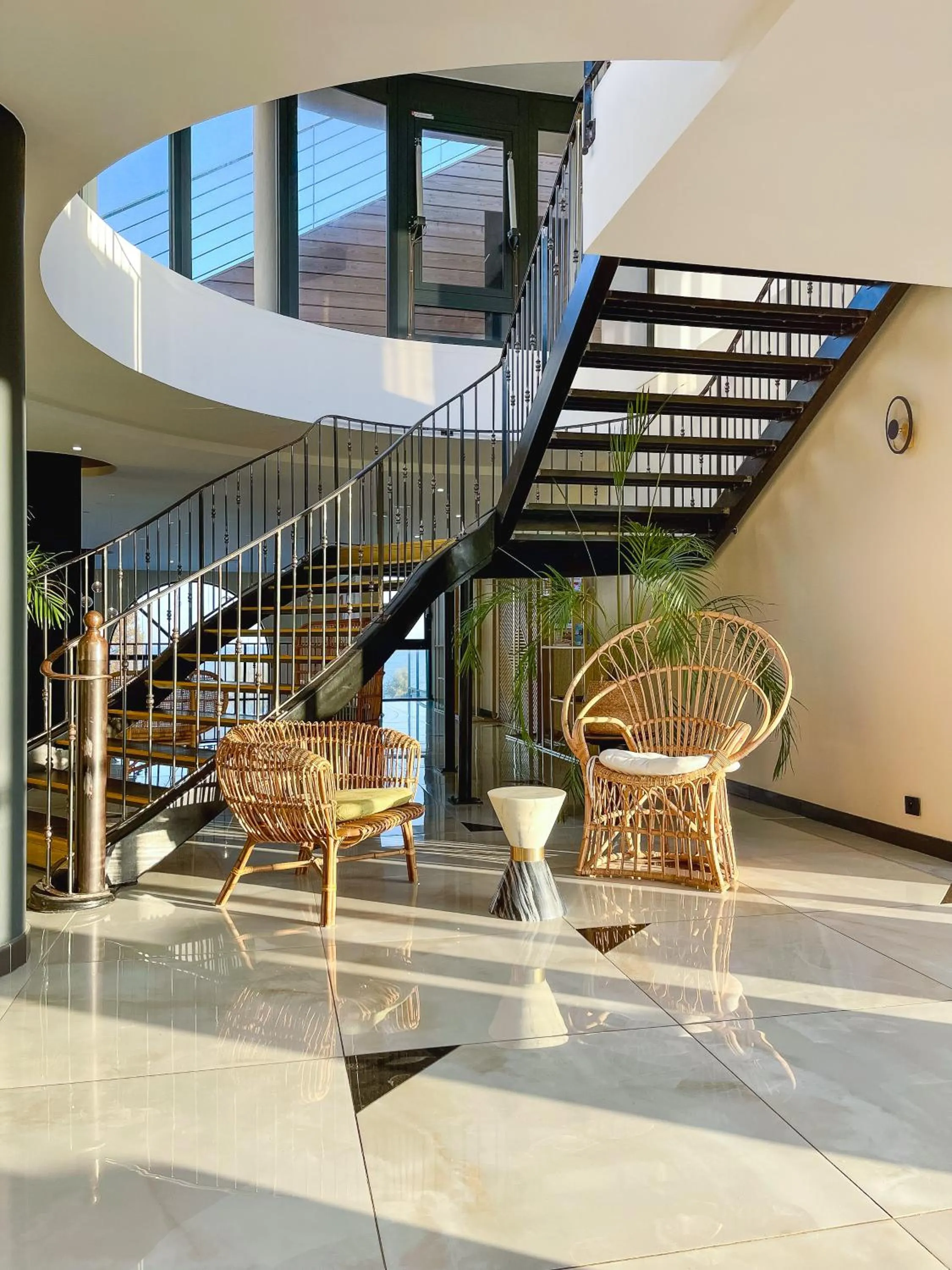 Lobby or reception in Eco-Résidence Dolce Paese & Spa