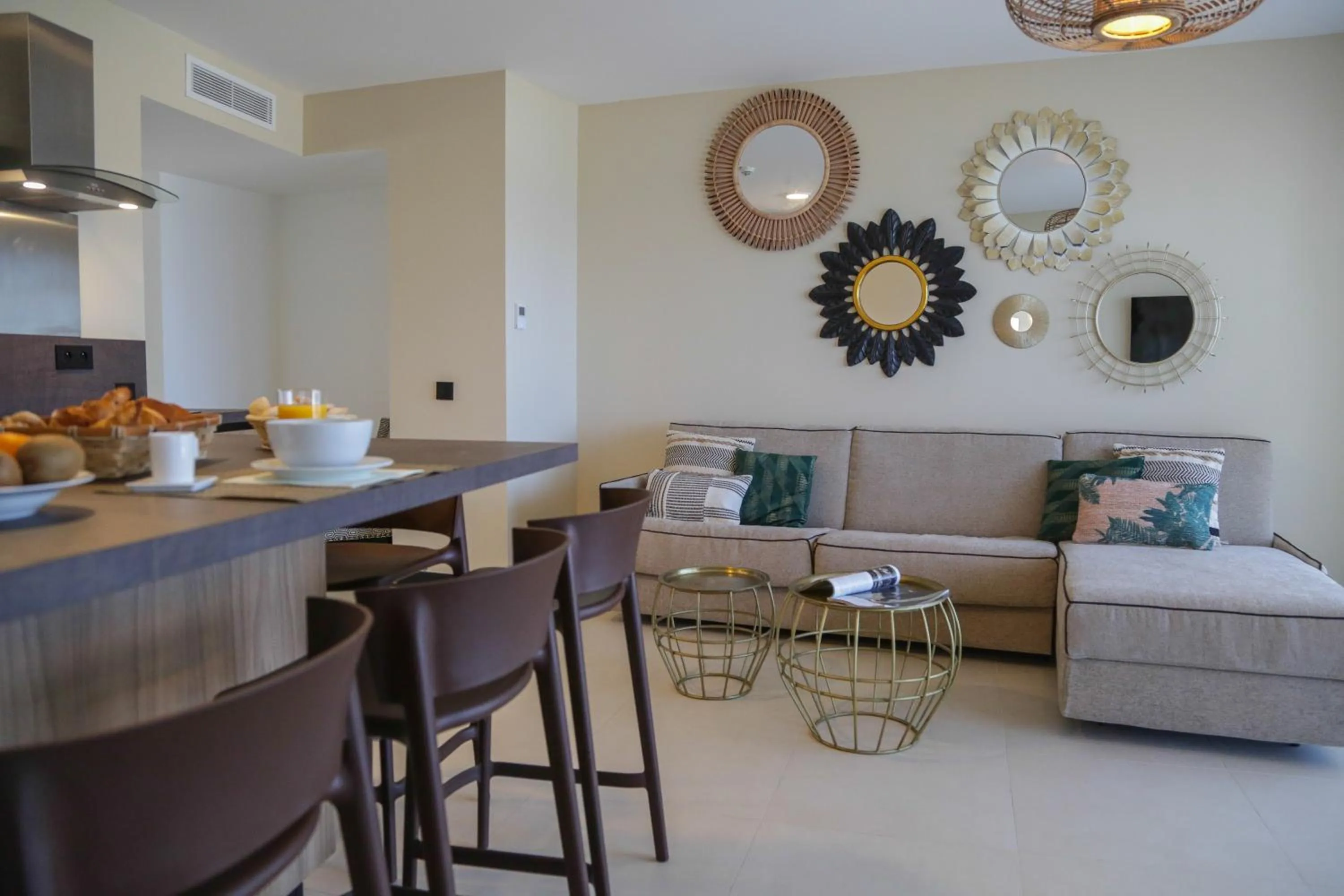 Kitchen or kitchenette in Eco-Résidence Dolce Paese & Spa