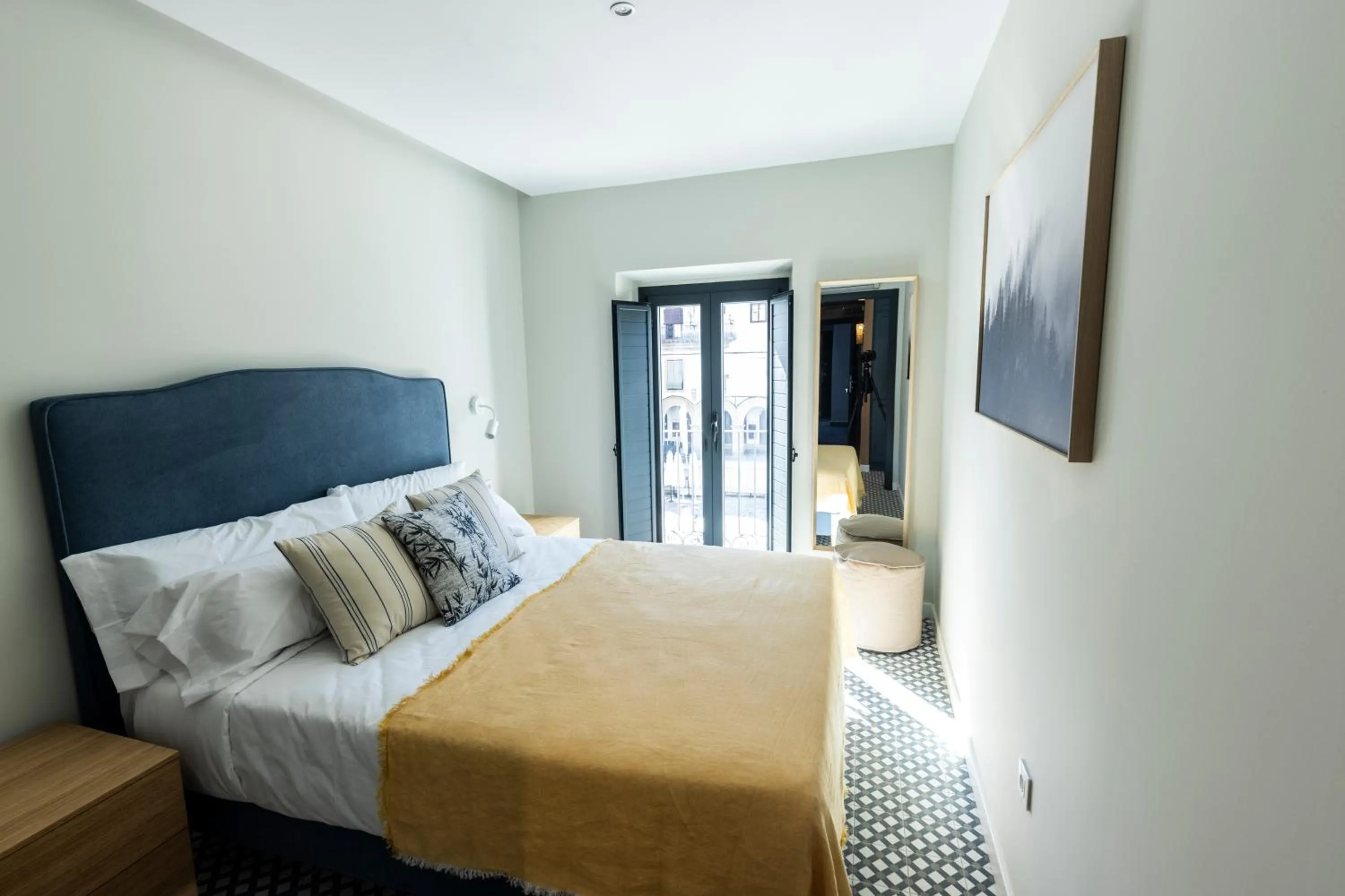 Bedroom, Bed in Apartamentos El Patio - Modernos con vistas en Plaza Mayor