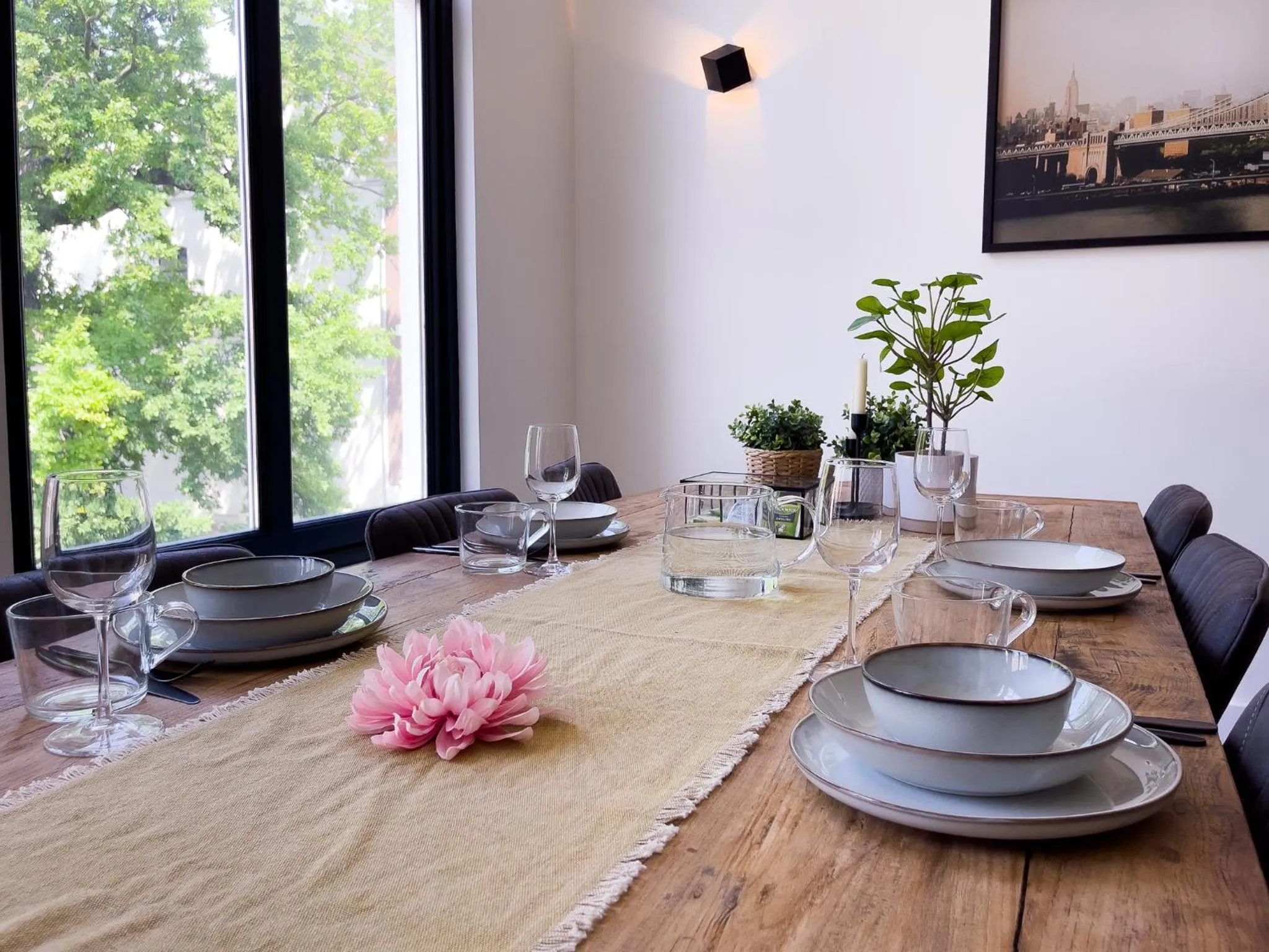 Dining area in LVM Stays