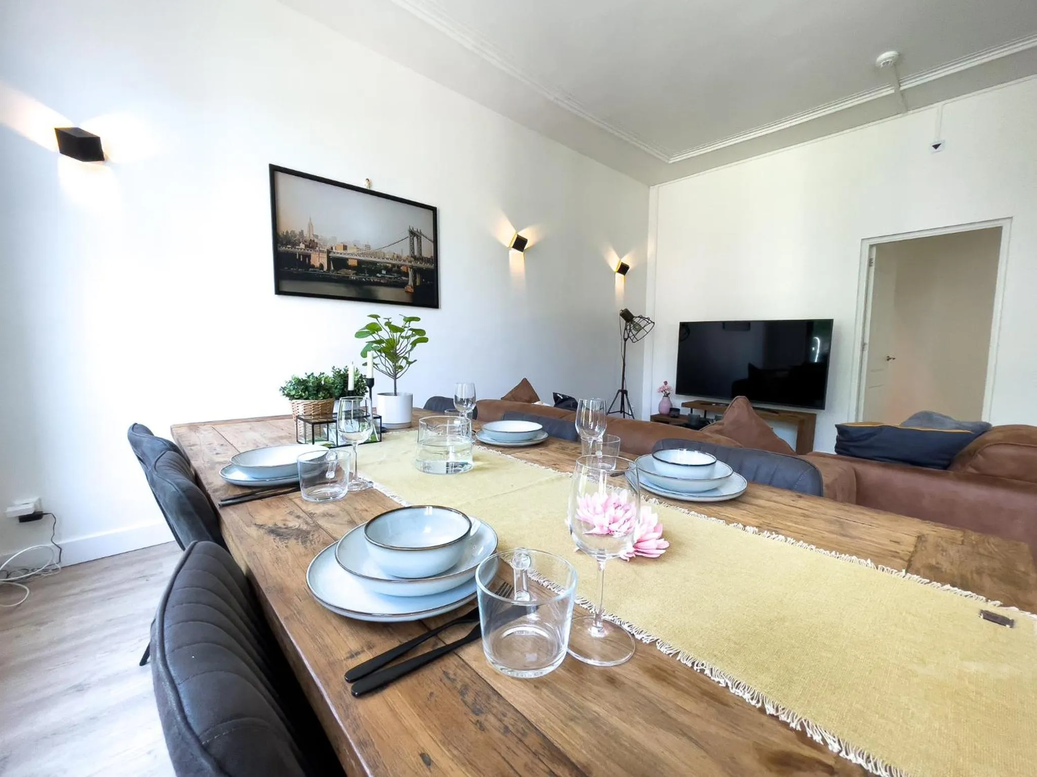 Dining area in LVM Stays