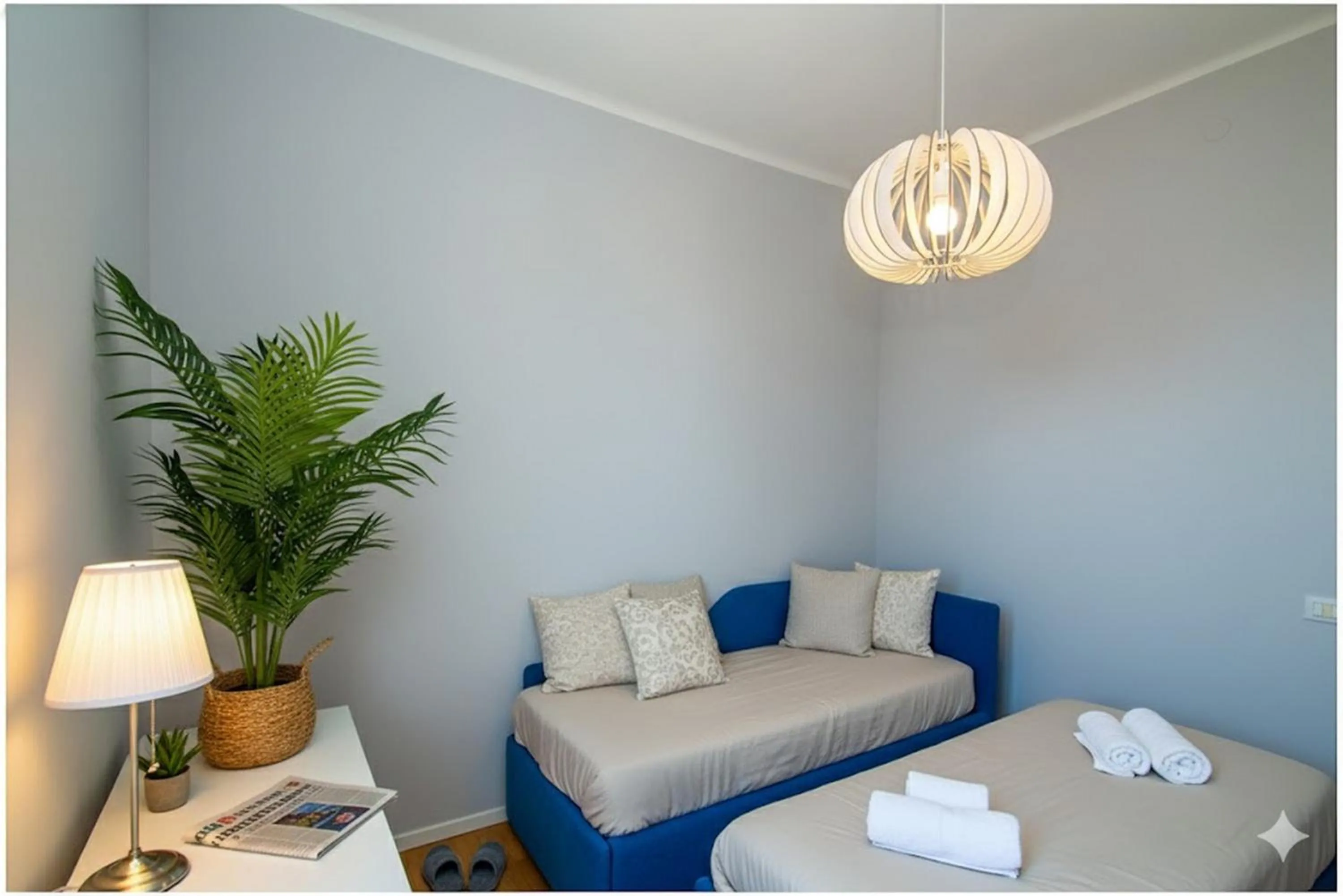 Bedroom, Bed in Casa Baia Blu
