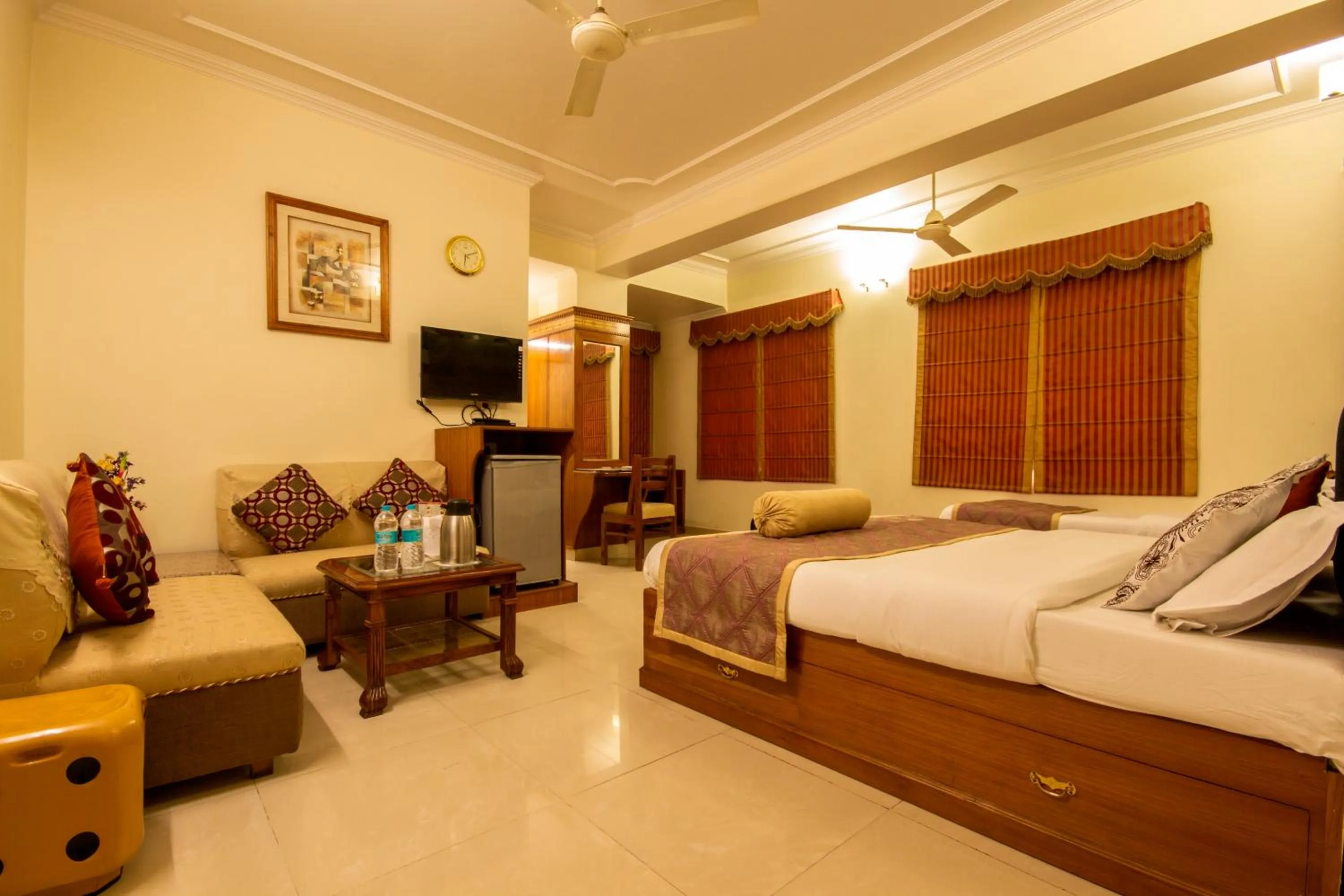 Bed in The C Park Inn Karol Bagh Homely Atmosphere