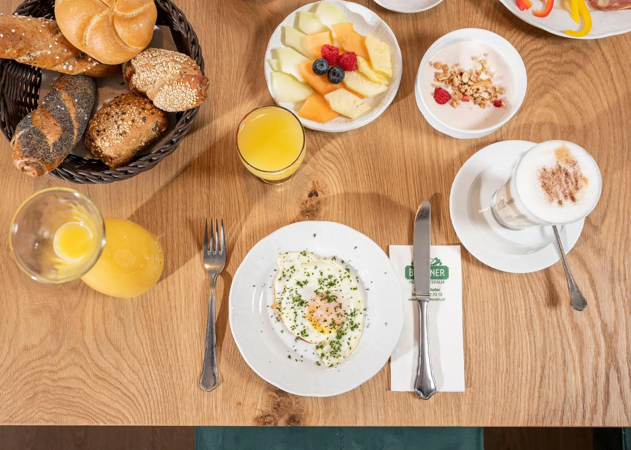 Breakfast in Hotel Brunner - Reiteralm