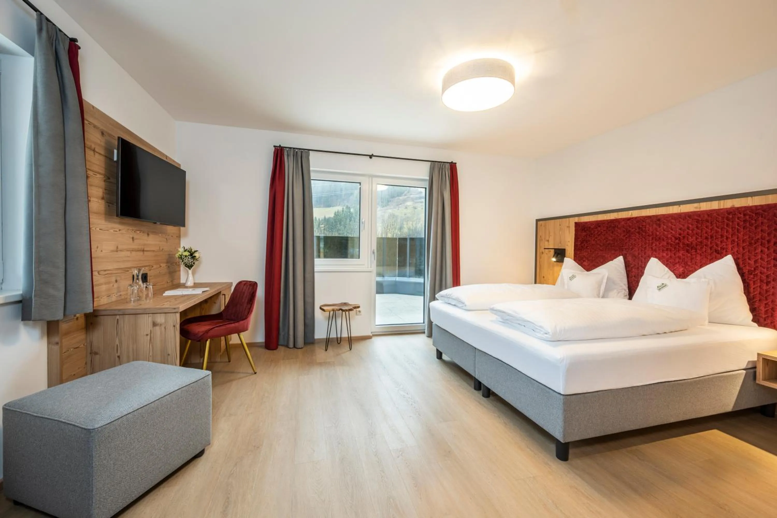 Bed in Hotel Brunner - Reiteralm