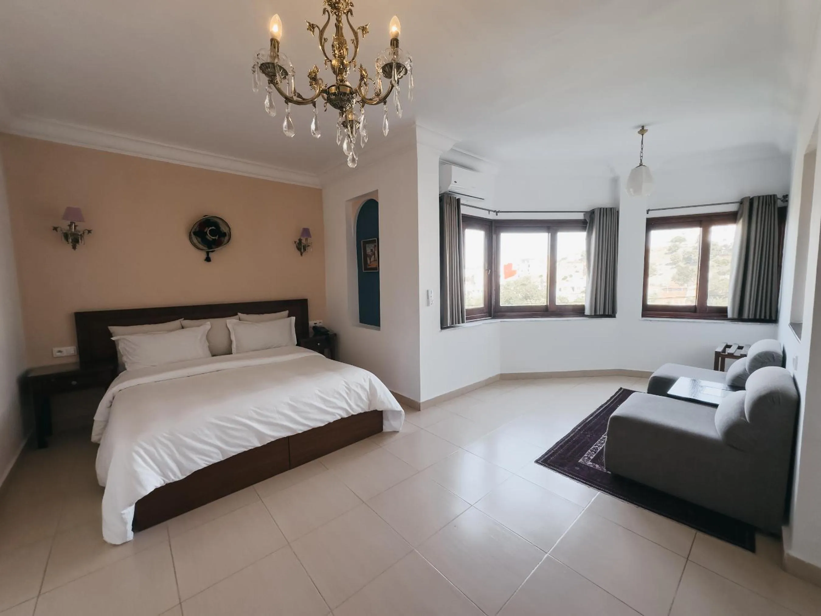 Bed in Riad Dar Achaach