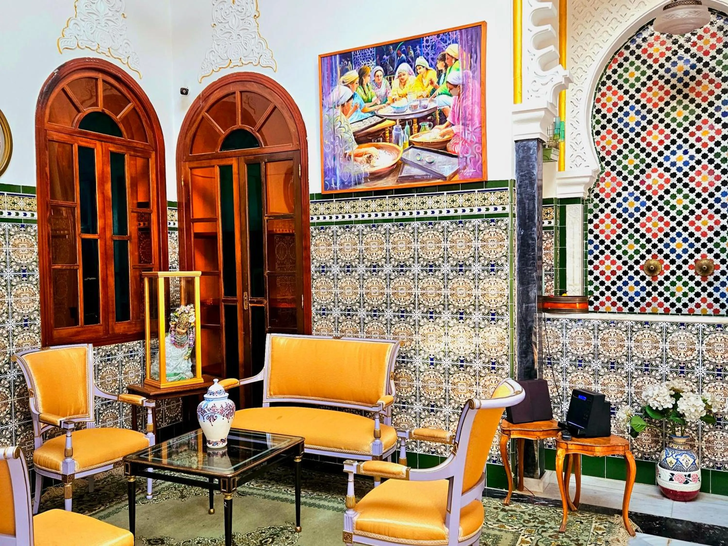 Living room in Riad Dar Achaach