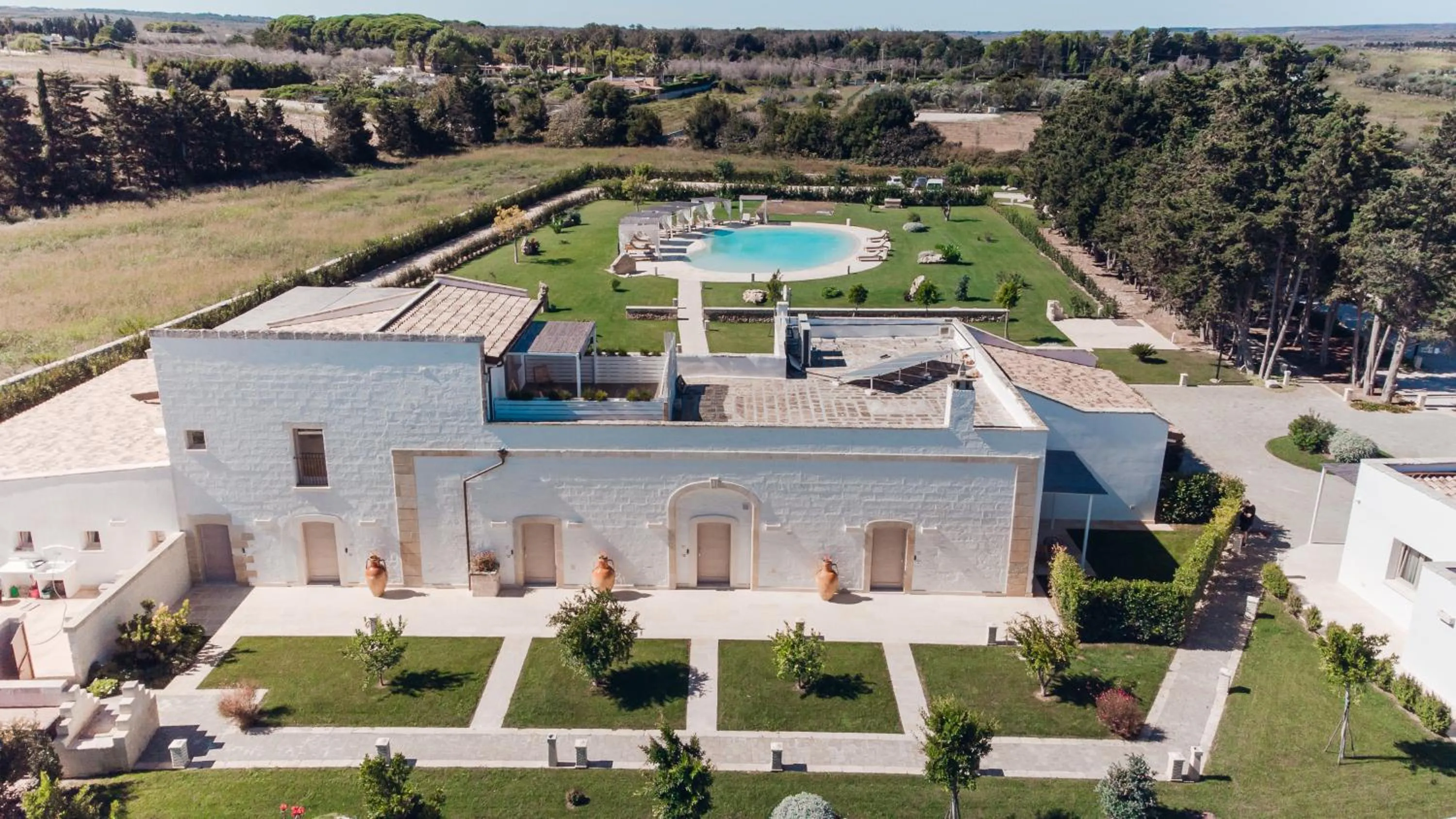 Bird's eye view in Masseria Longa Boutique Hotel