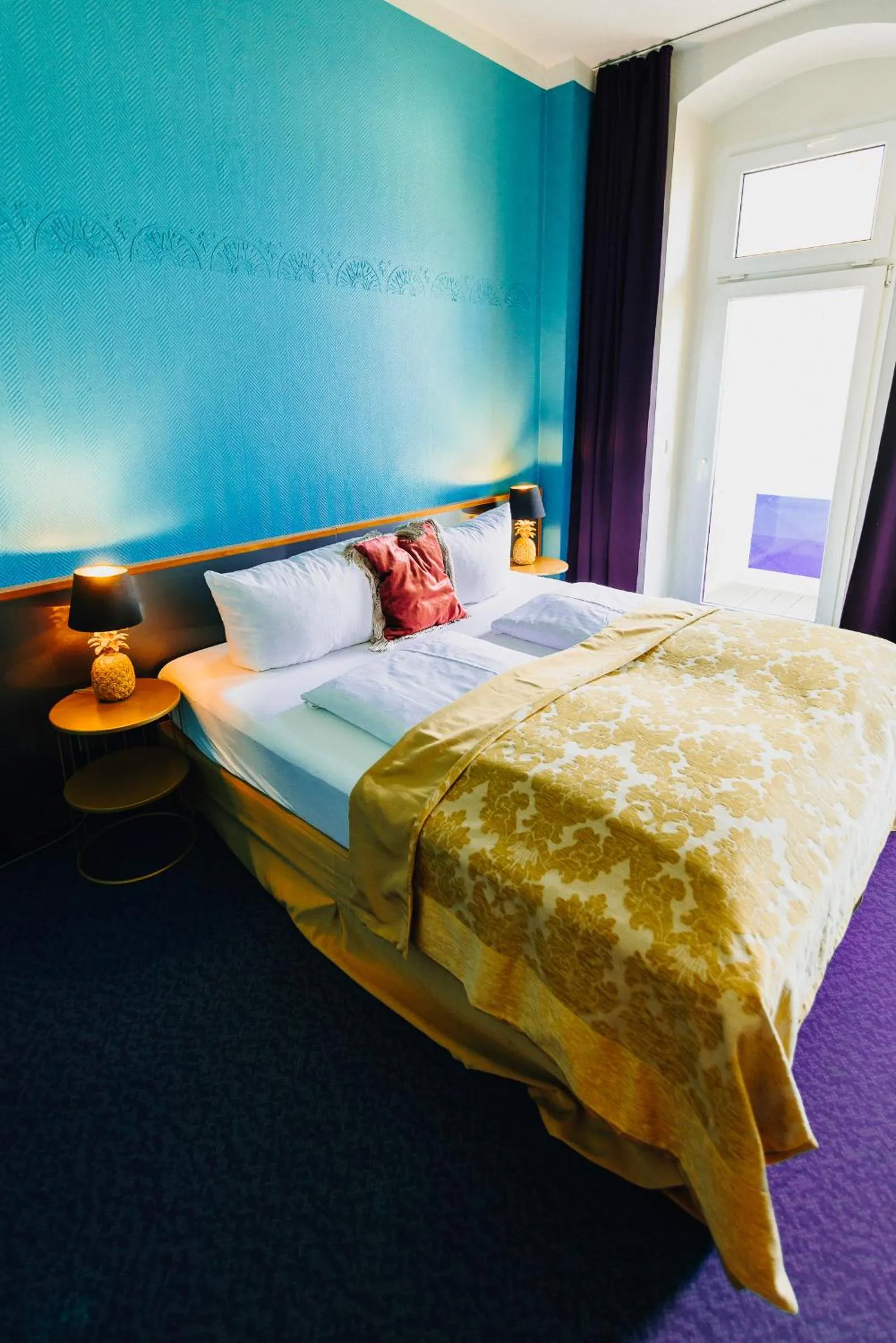 Bed in Boutique Hotel Rothenburger Hof