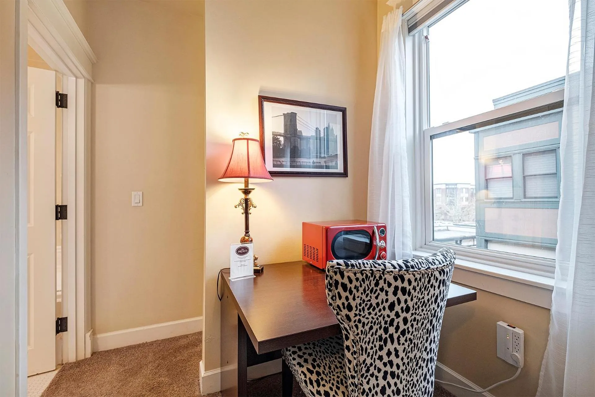 Seating area in The Orenco Station Hotel