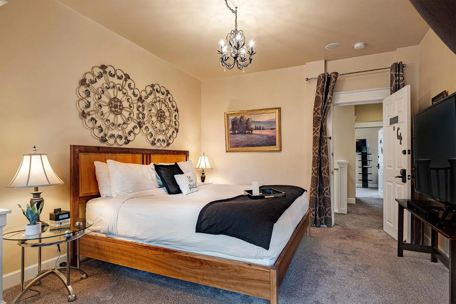 Bed in The Orenco Station Hotel