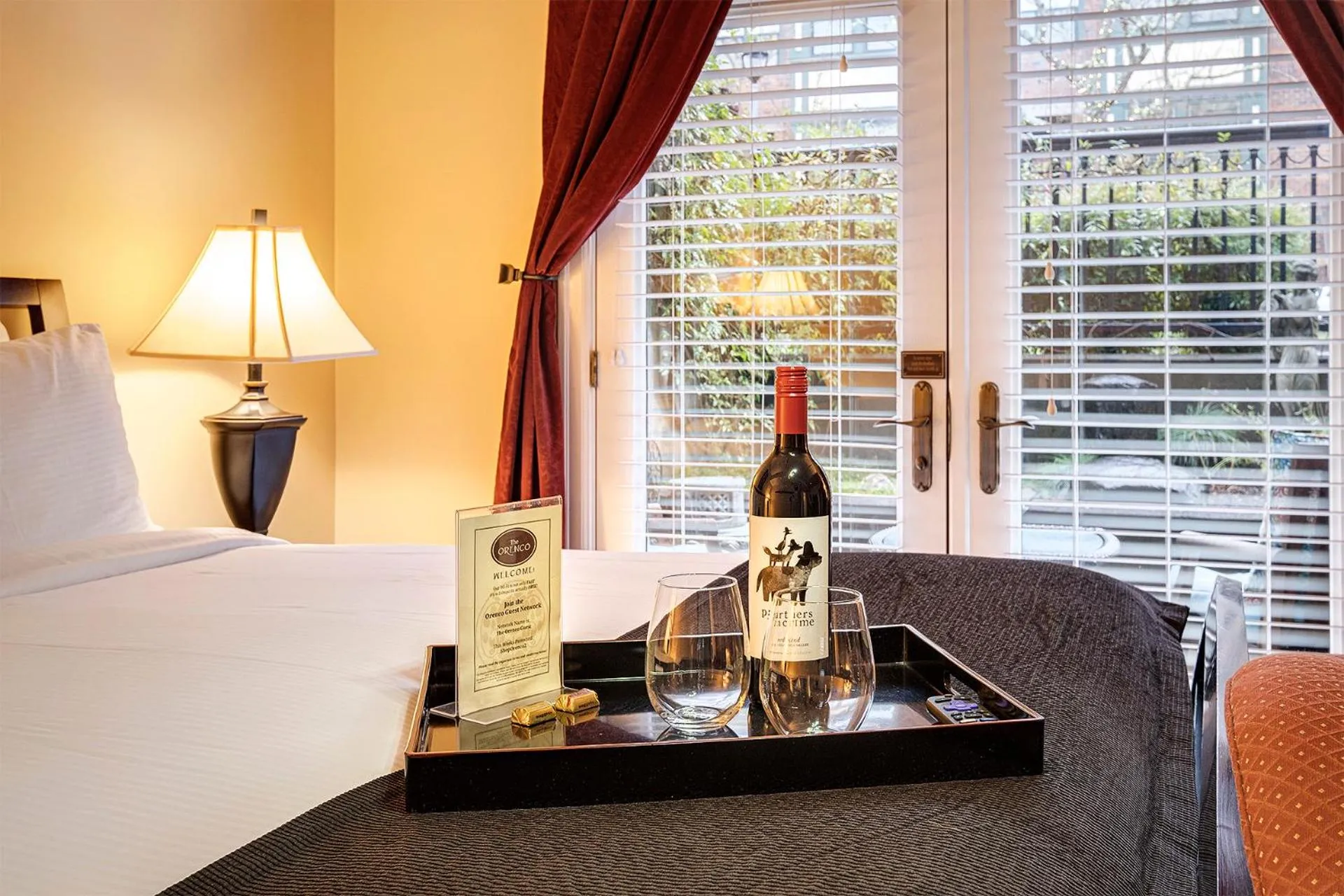 Bed in The Orenco Station Hotel