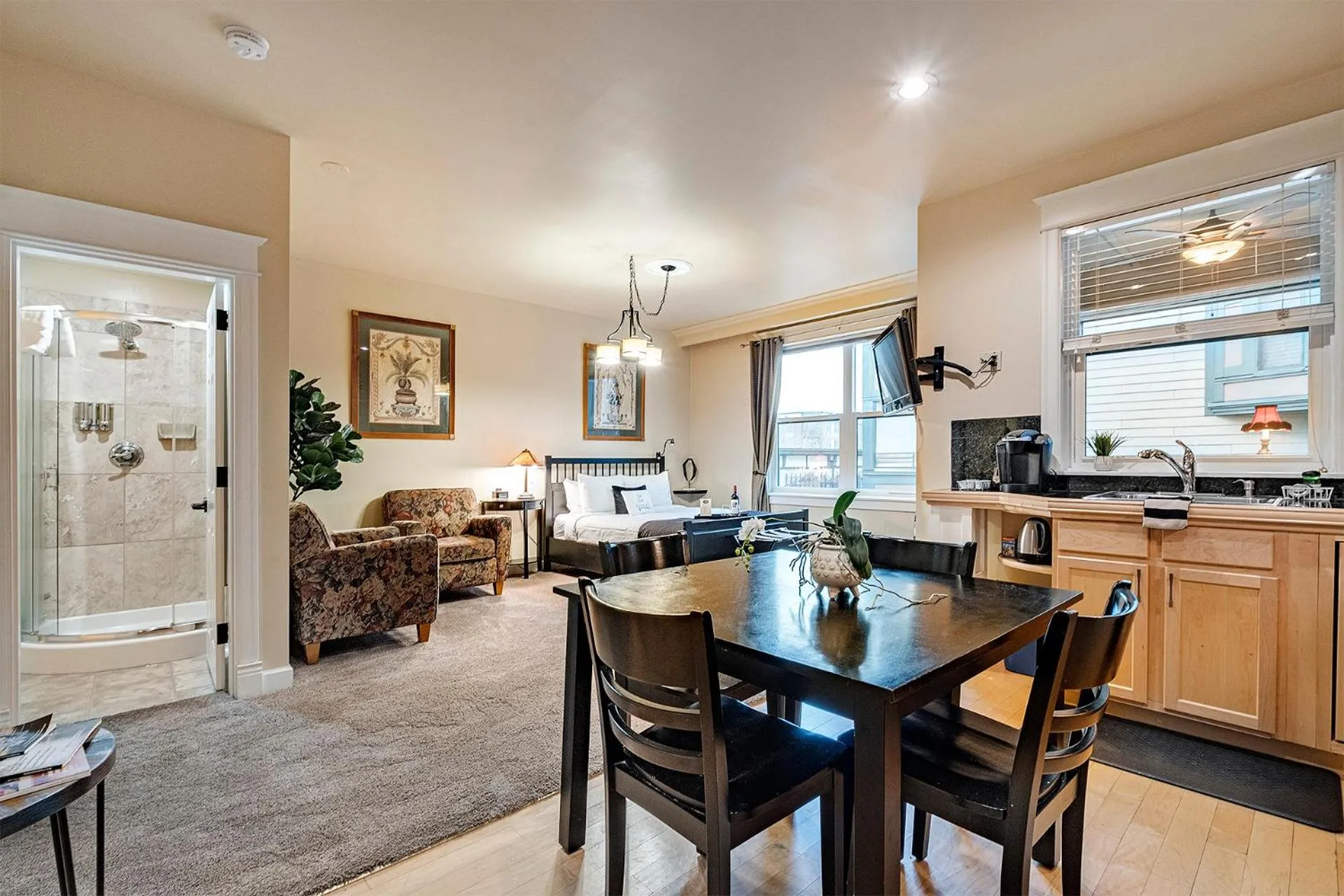 Photo of the whole room in The Orenco Station Hotel