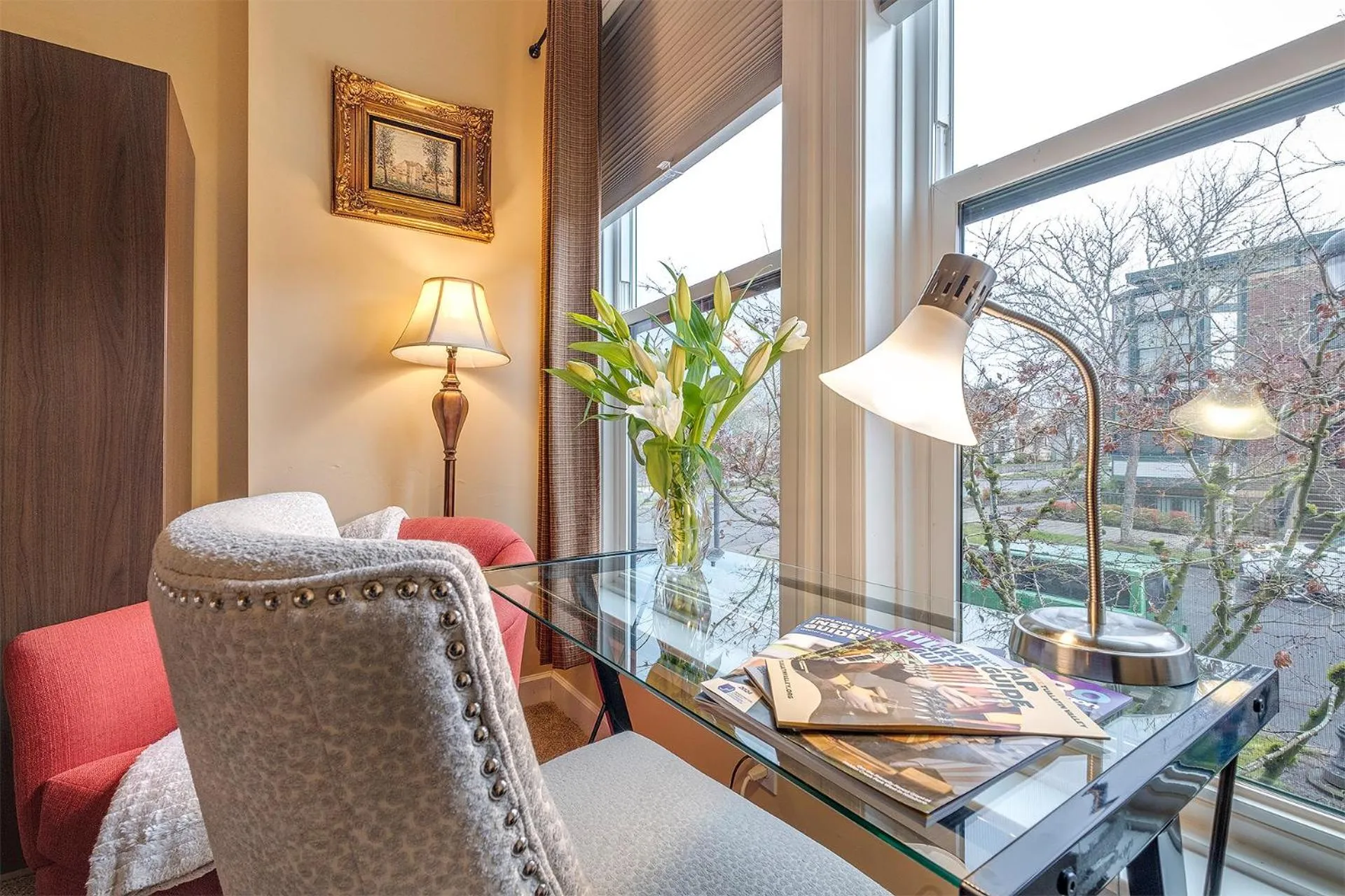 Living room in The Orenco Station Hotel