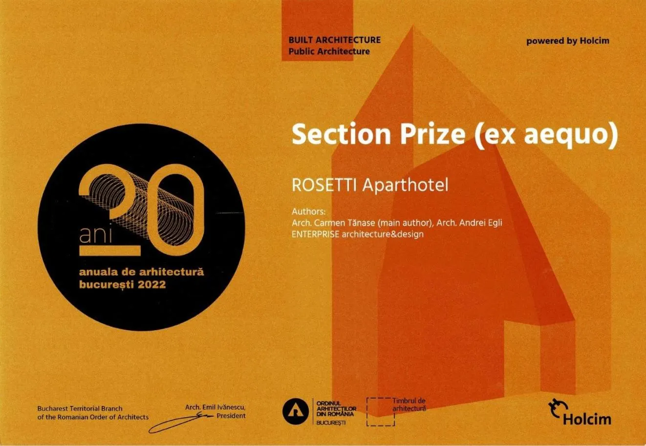 Logo/Certificate/Sign in ROSETTI Hotel