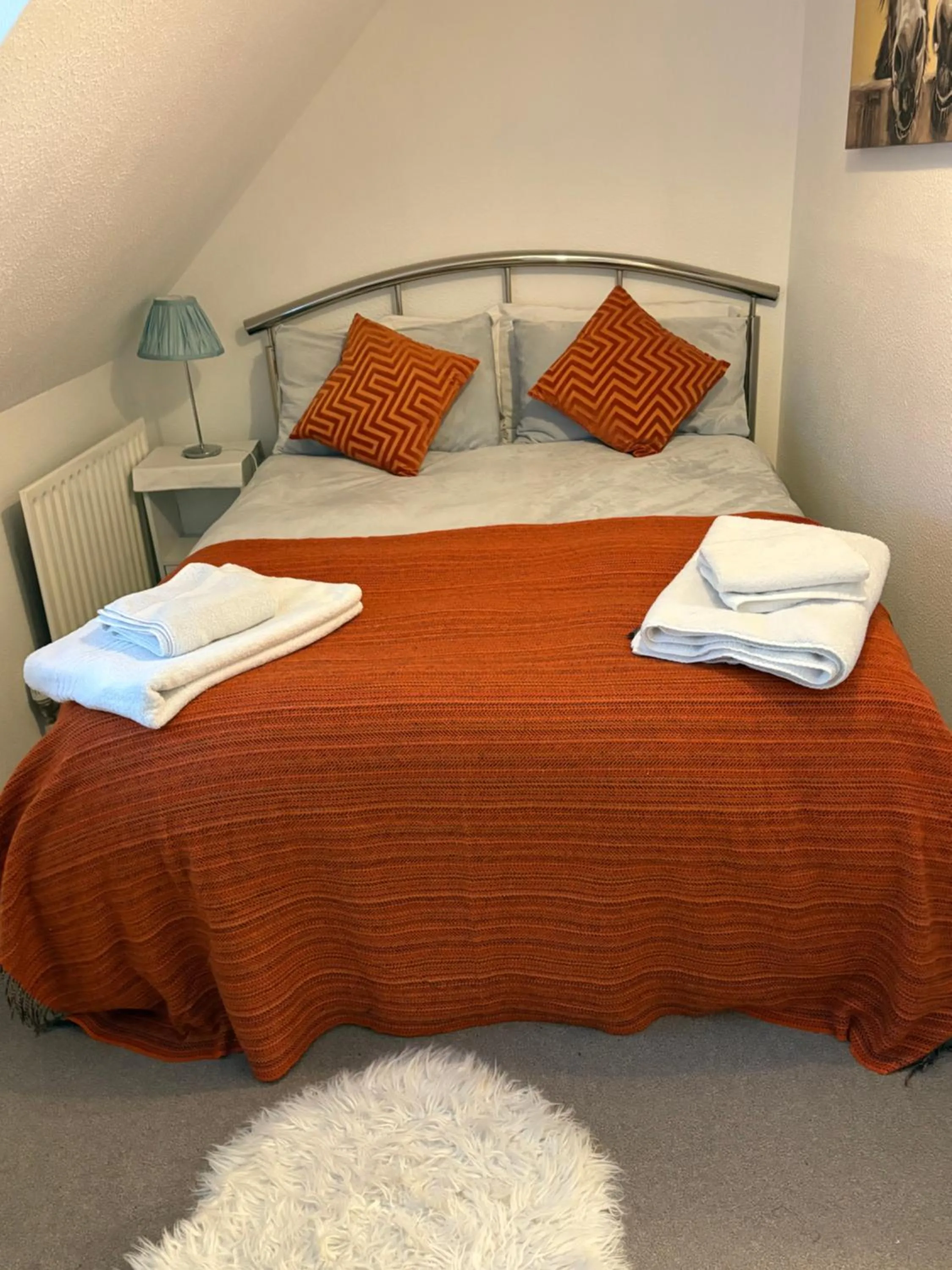 Bedroom, Bed in Self Catering Apartment, Jurassic Coast/Dorset