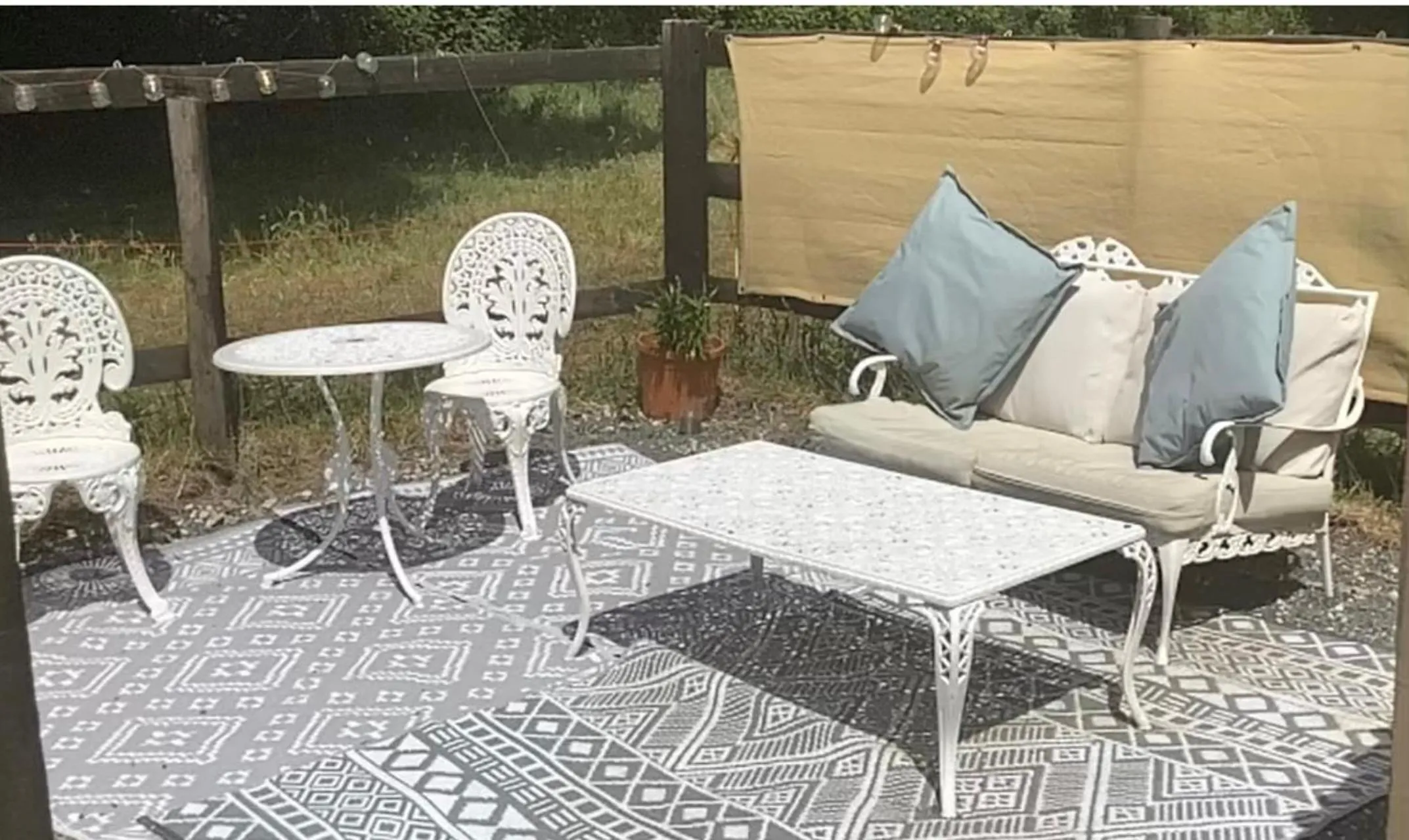 Patio in Self Catering Apartment, Jurassic Coast/Dorset